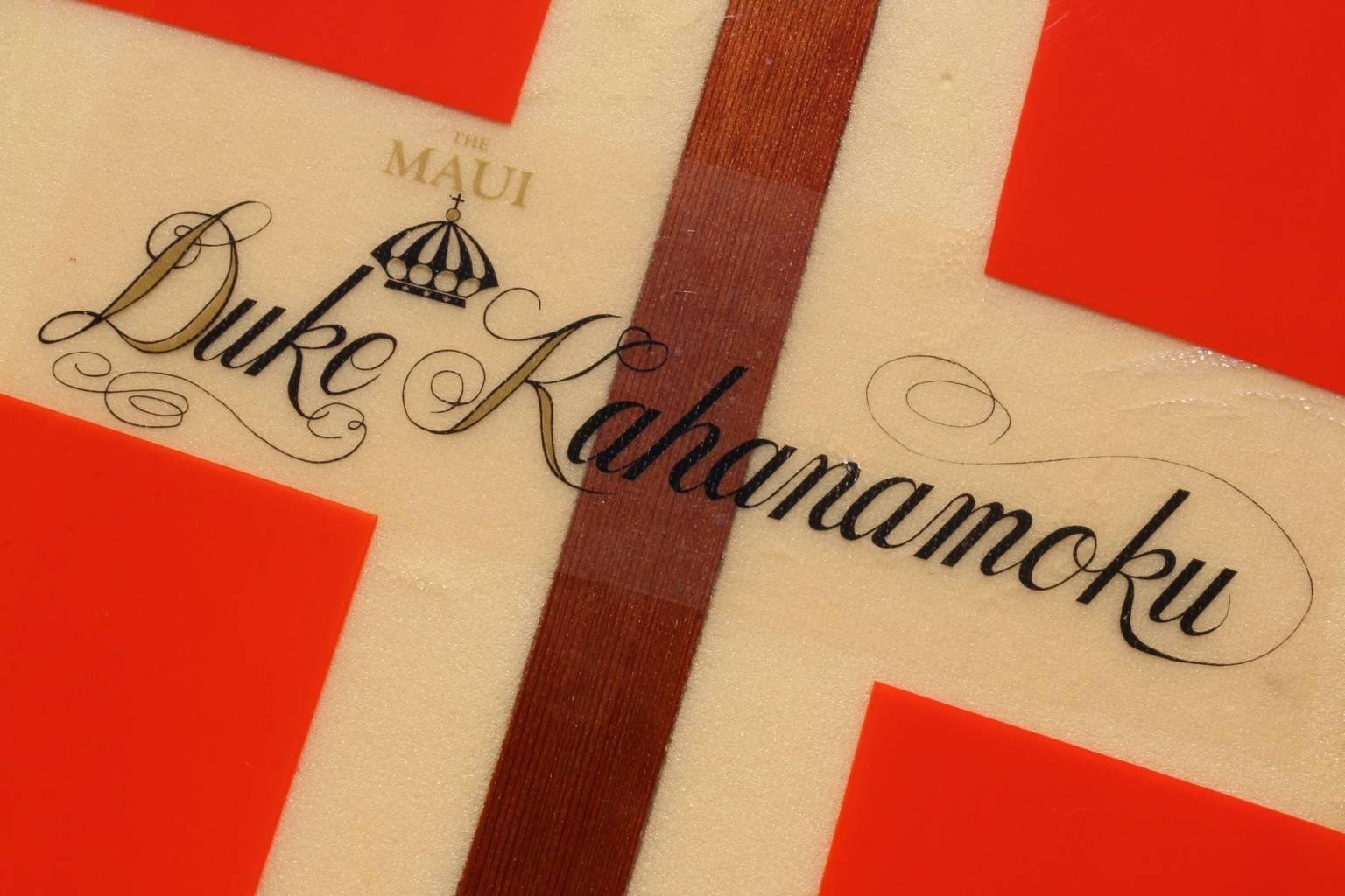 American Duke Kahanamoku All Original 1965 Surfboard, Near Mint