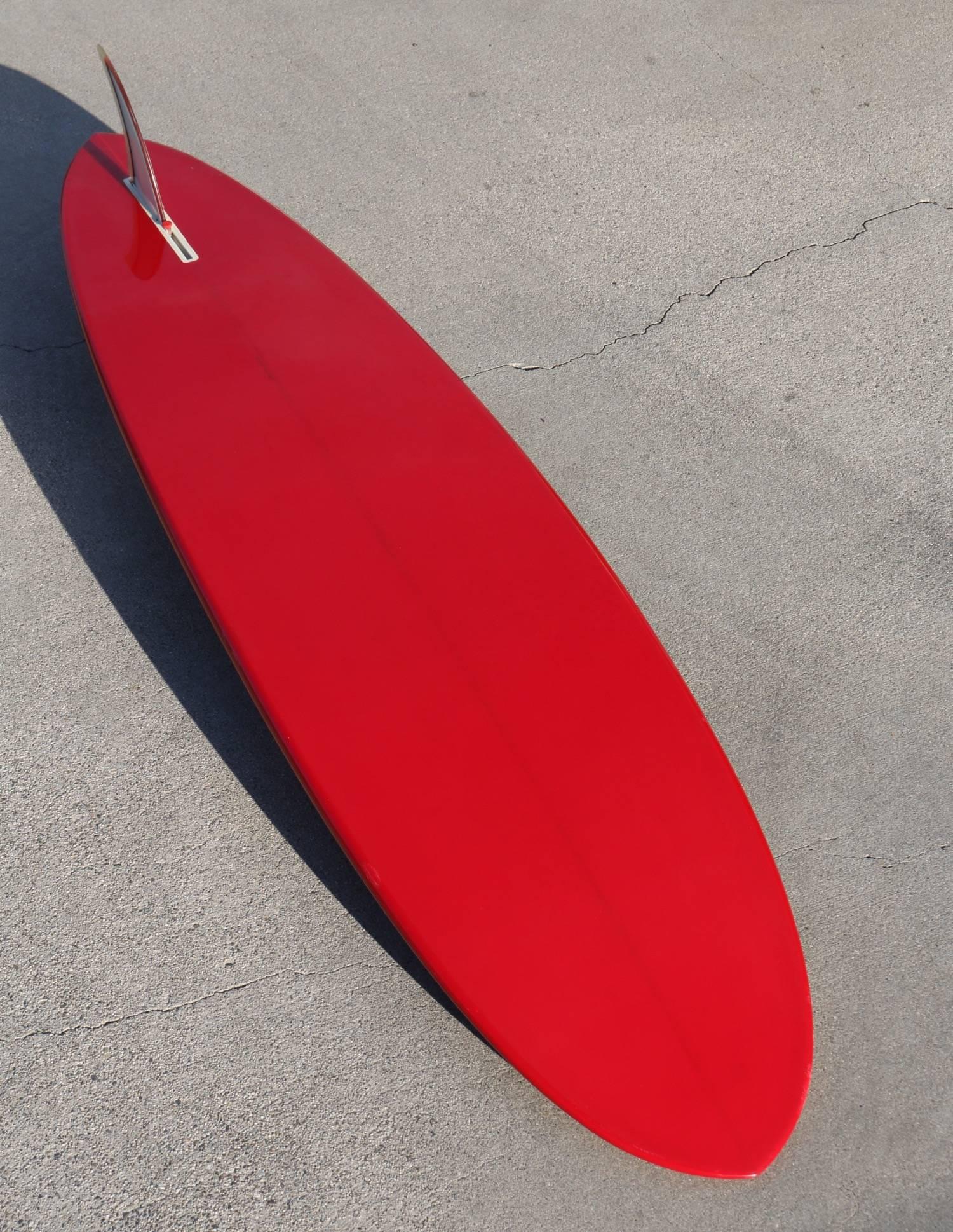 Beautiful all original 1975 surfboard shaped by Robbie Dick (his signature in on the 1/4
