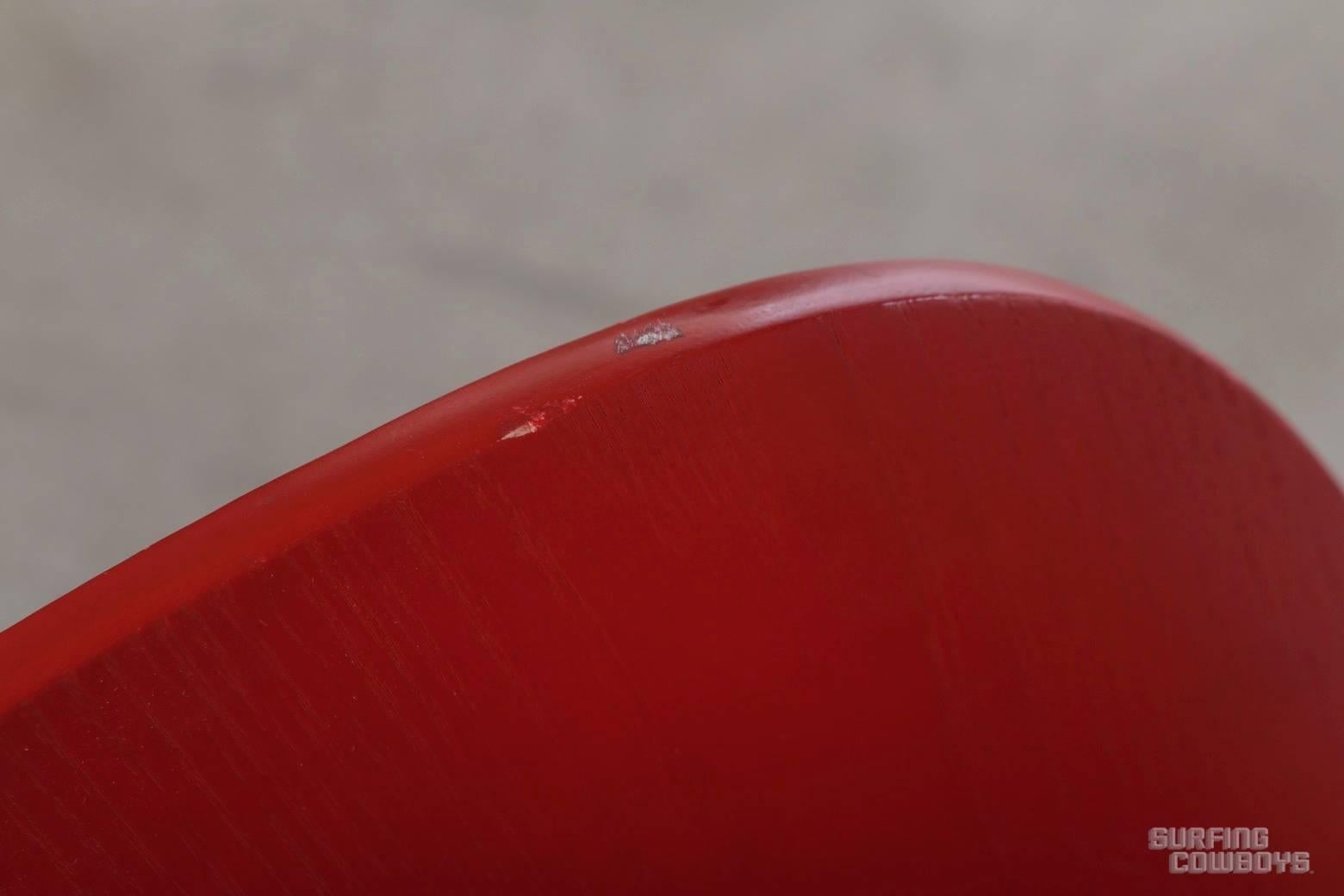 red eames lounge chair