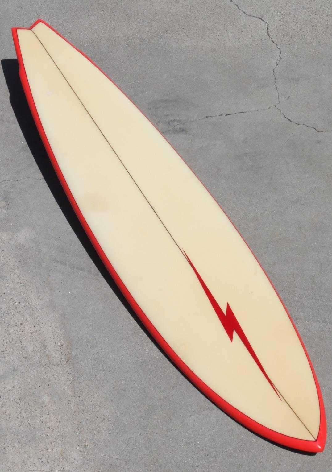 Lightning Bolt Surfboard circa 1975 Shaped by Terry Martin 1