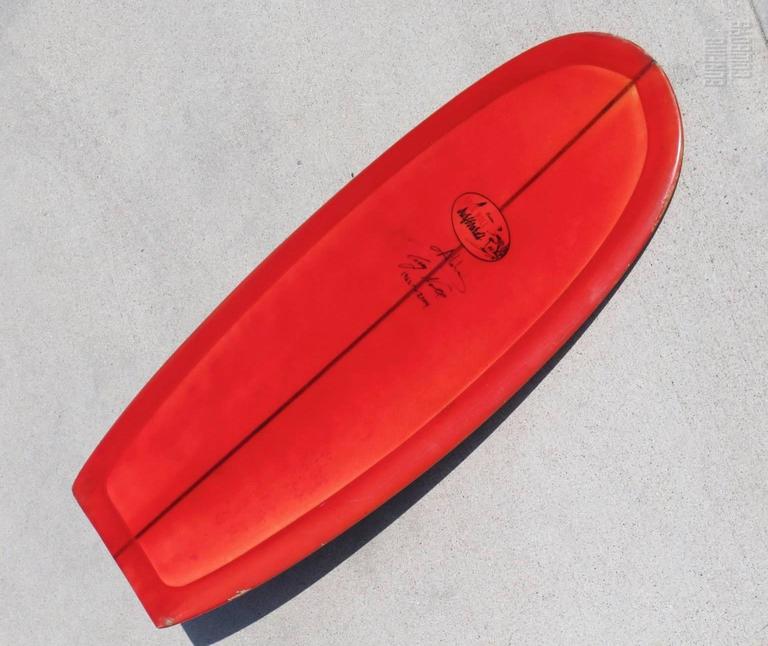 Greg Noll Belly Board, Paipo, All Original 1960s, Signed For Sale at
