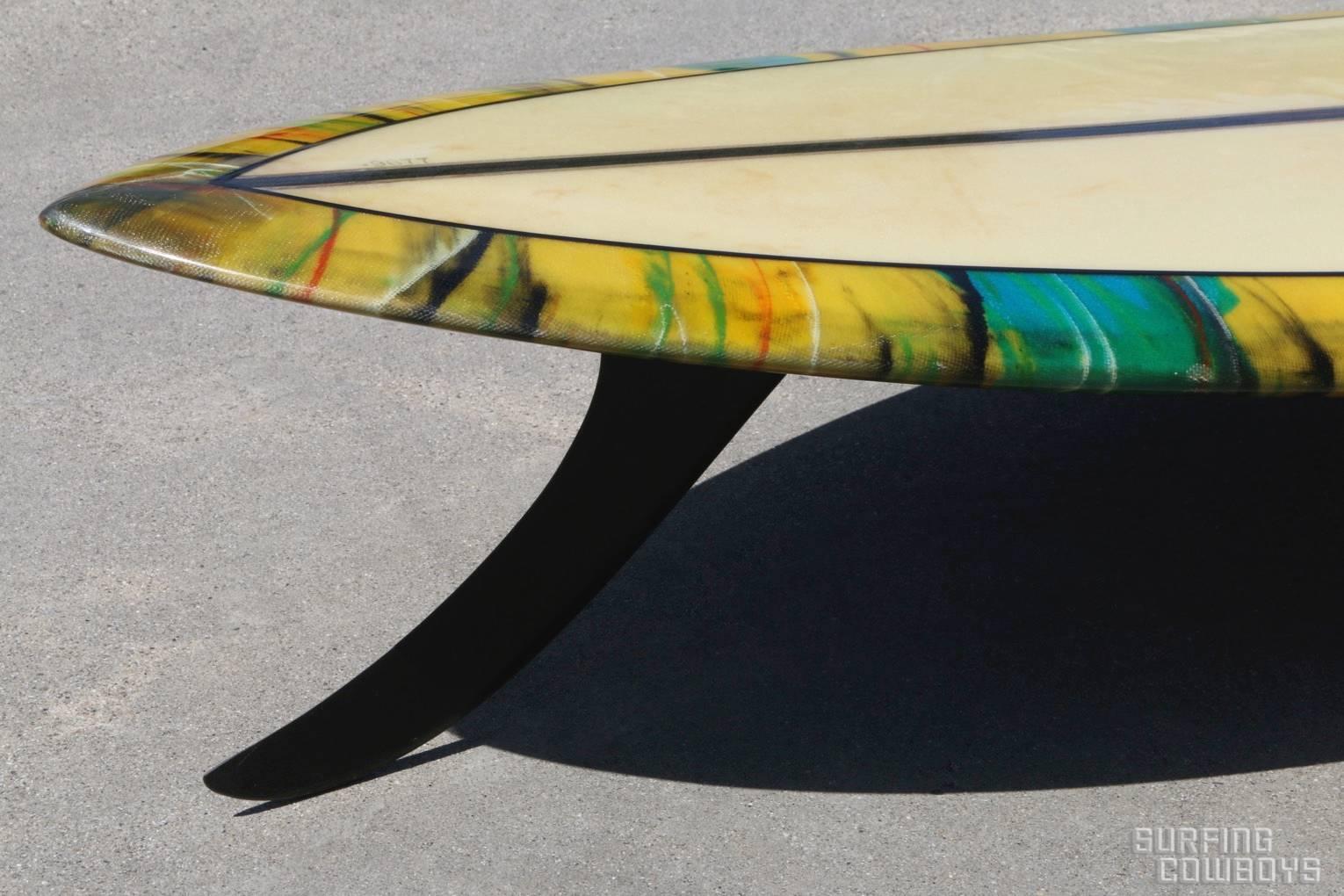 Bing Surfboards Lightweight Pintail, Late 1960s, All Original In Excellent Condition In Los Angeles, CA
