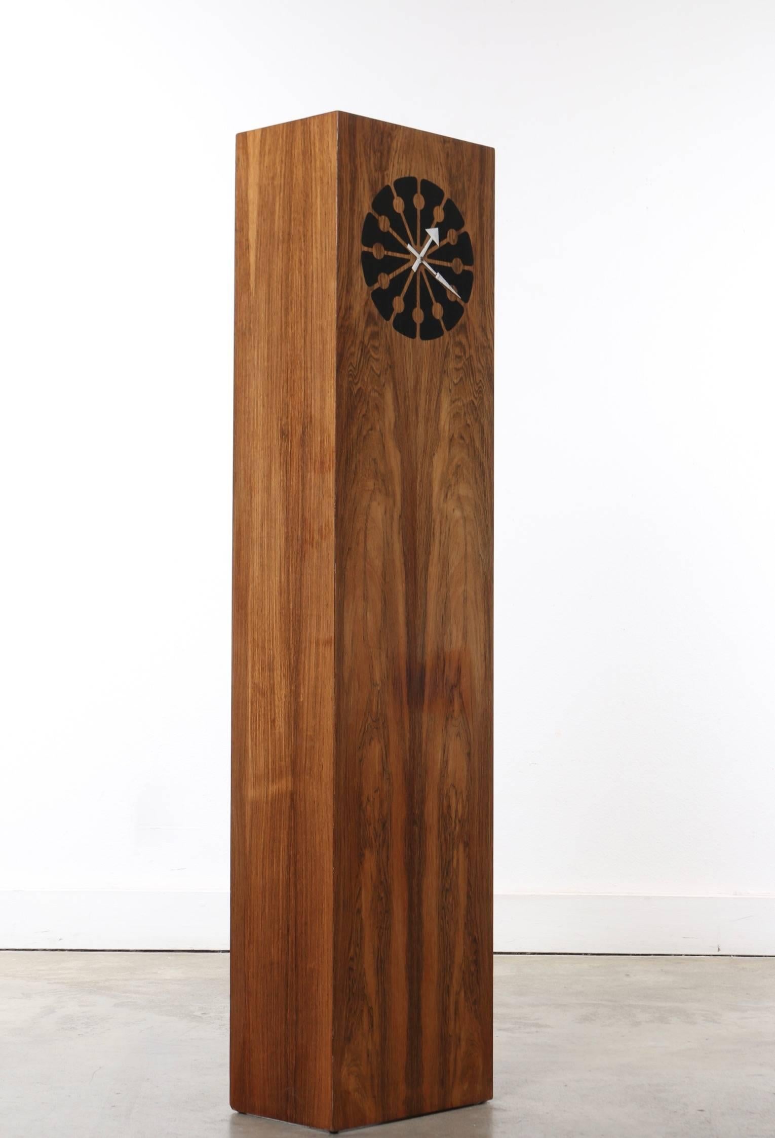 Mid-Century Modern Drexel Declaration Floor Clock, Rosewood, 1963
