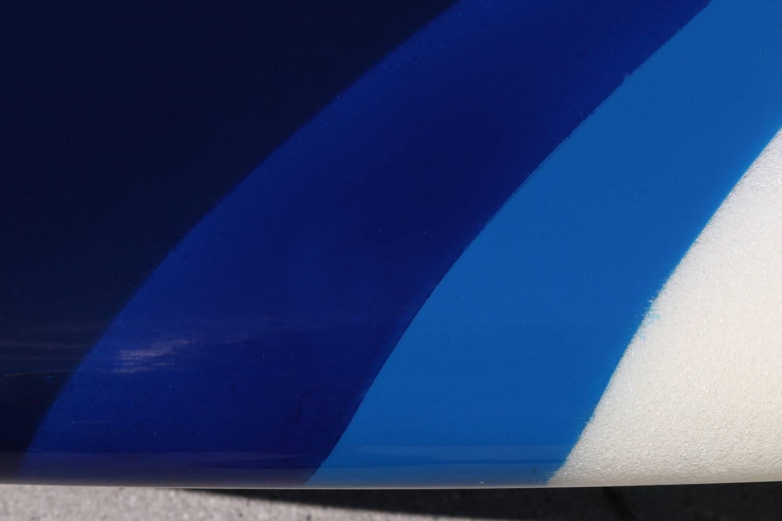 1963 Fully Restored Bing Surfboard, California, Blue, White 2