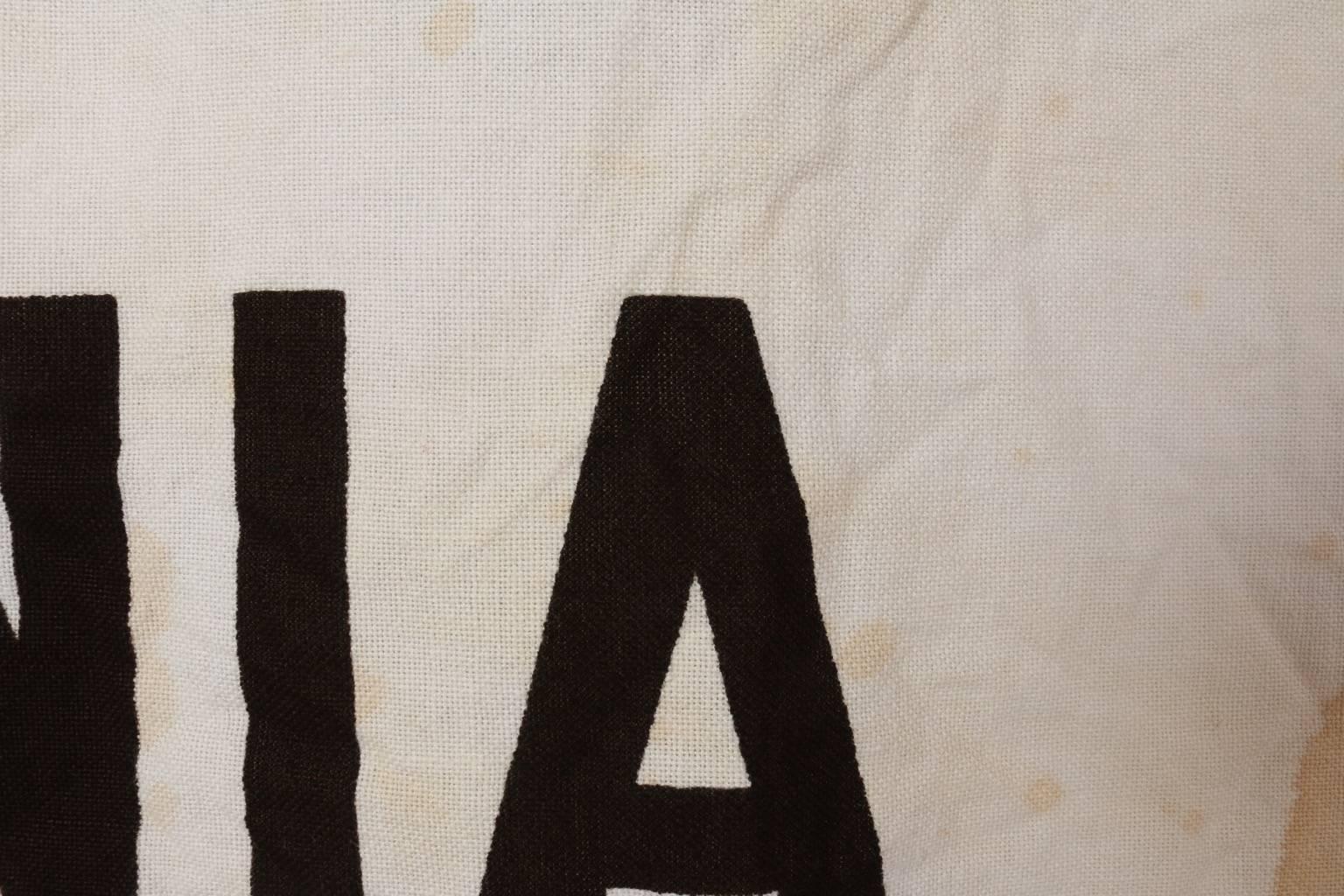 American Vintage Cotton California Flag, circa 1960s