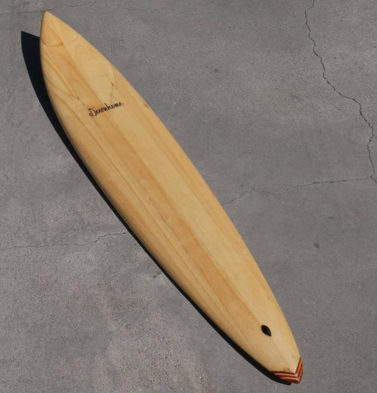Balsa Wood Surfboard, Downhome Shaped by Tom Gaglia ...