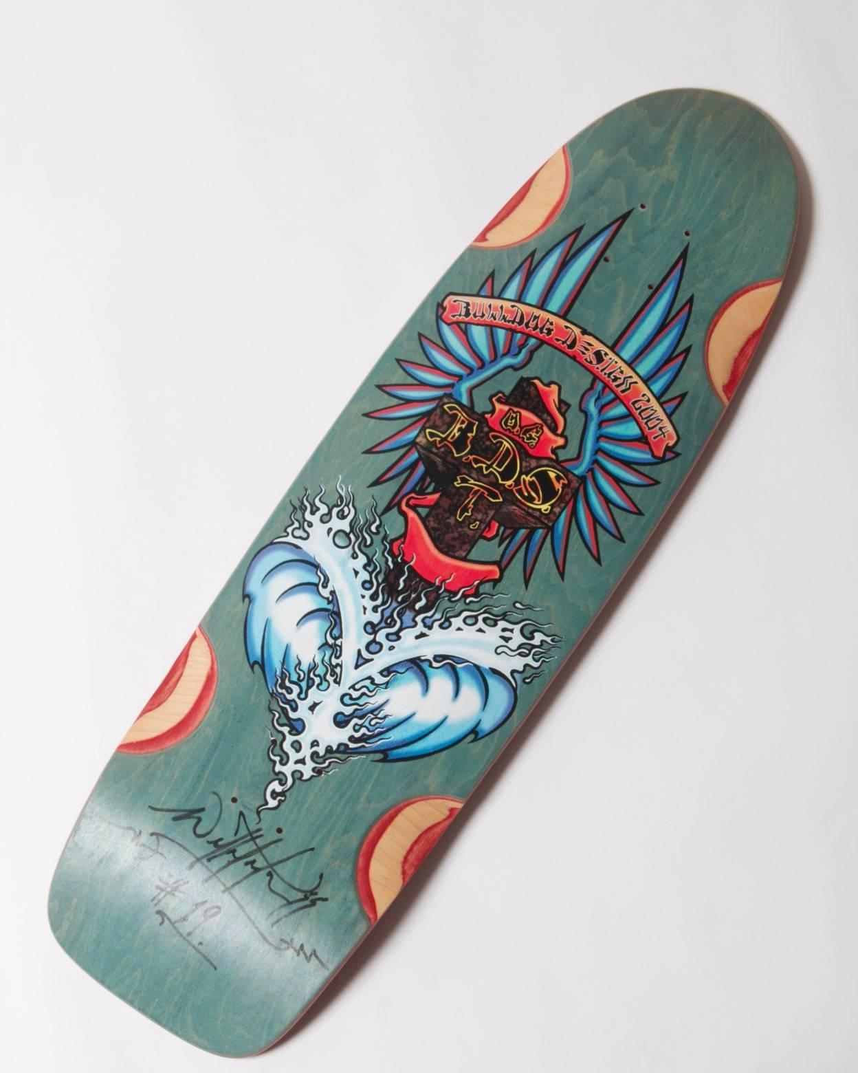 Contemporary Dogtown Bulldog Skateboard Deck Set by Wes Humpston 2005, Unused, Venice CA For Sale