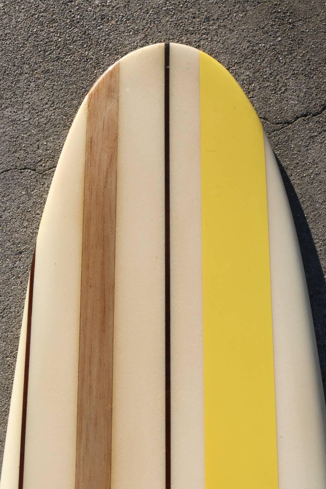 Fully Restored Early 1960s Surfboard by Aqua Divers, Lomita CA, Extremely Rare 2