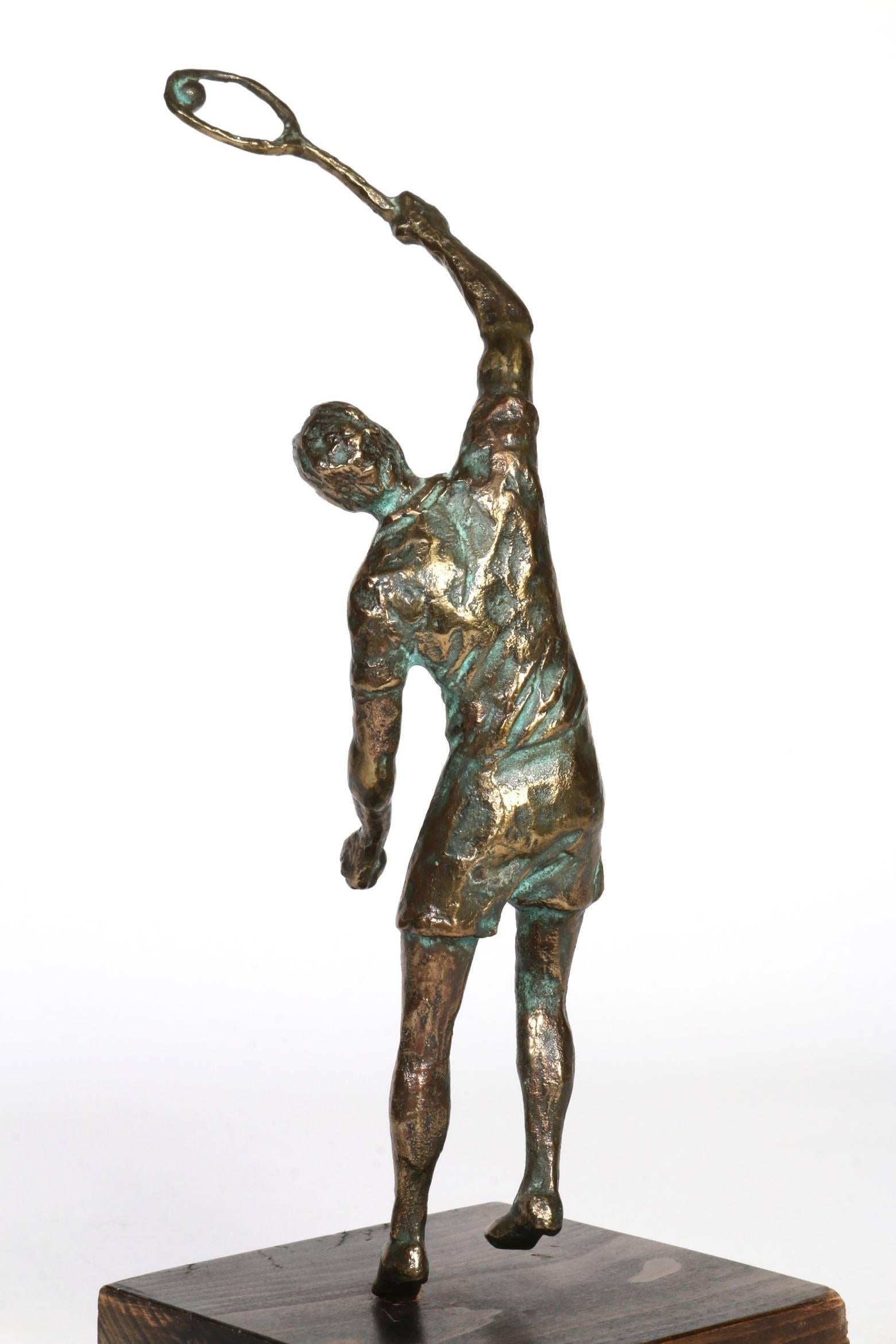 Curtis Jere Bronze Tennis Player Sculpture 1