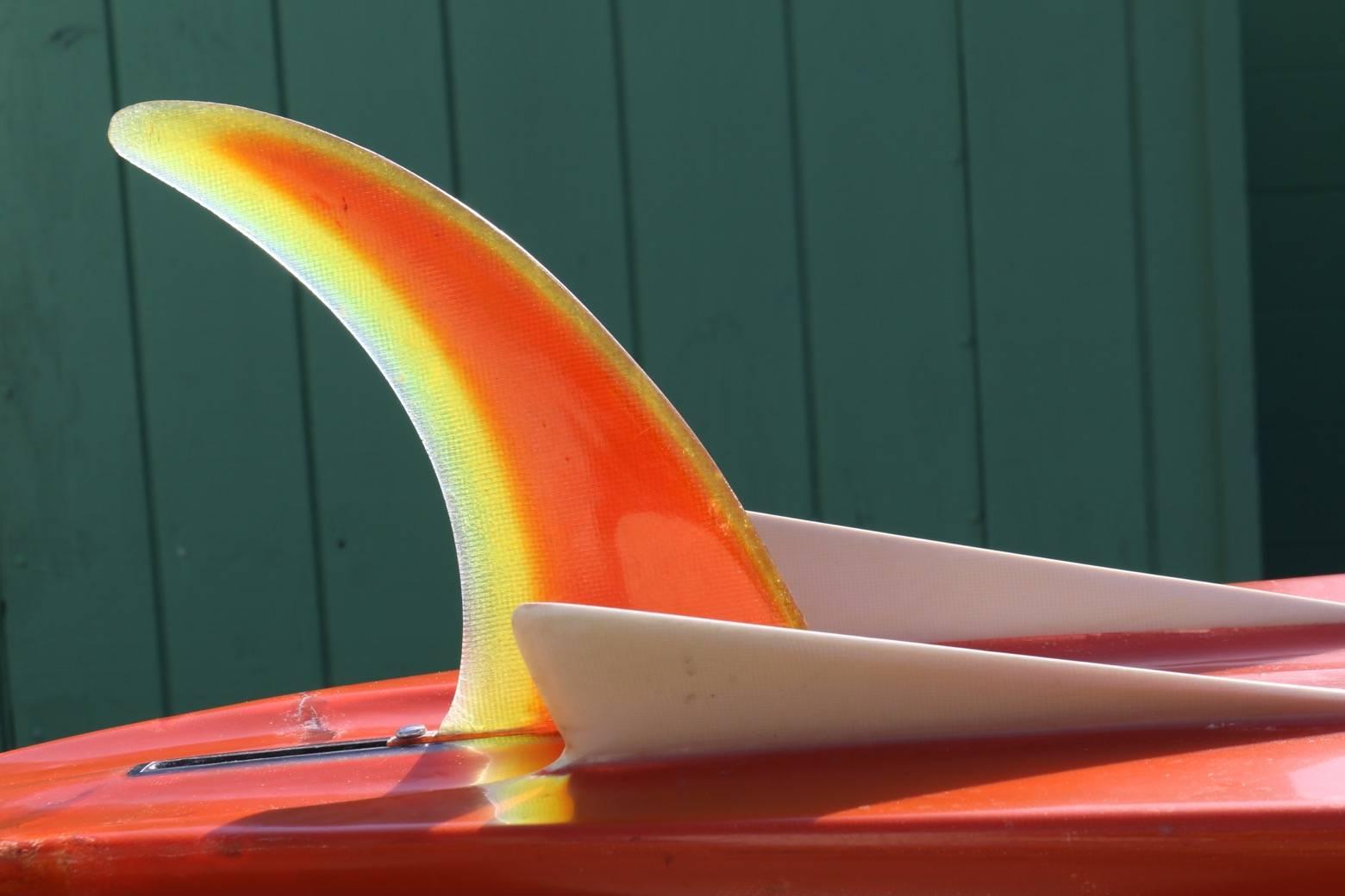 Mid-Century Modern RICK Bonzer Surfboard by Mike Eaton, circa 1973, All Original For Sale