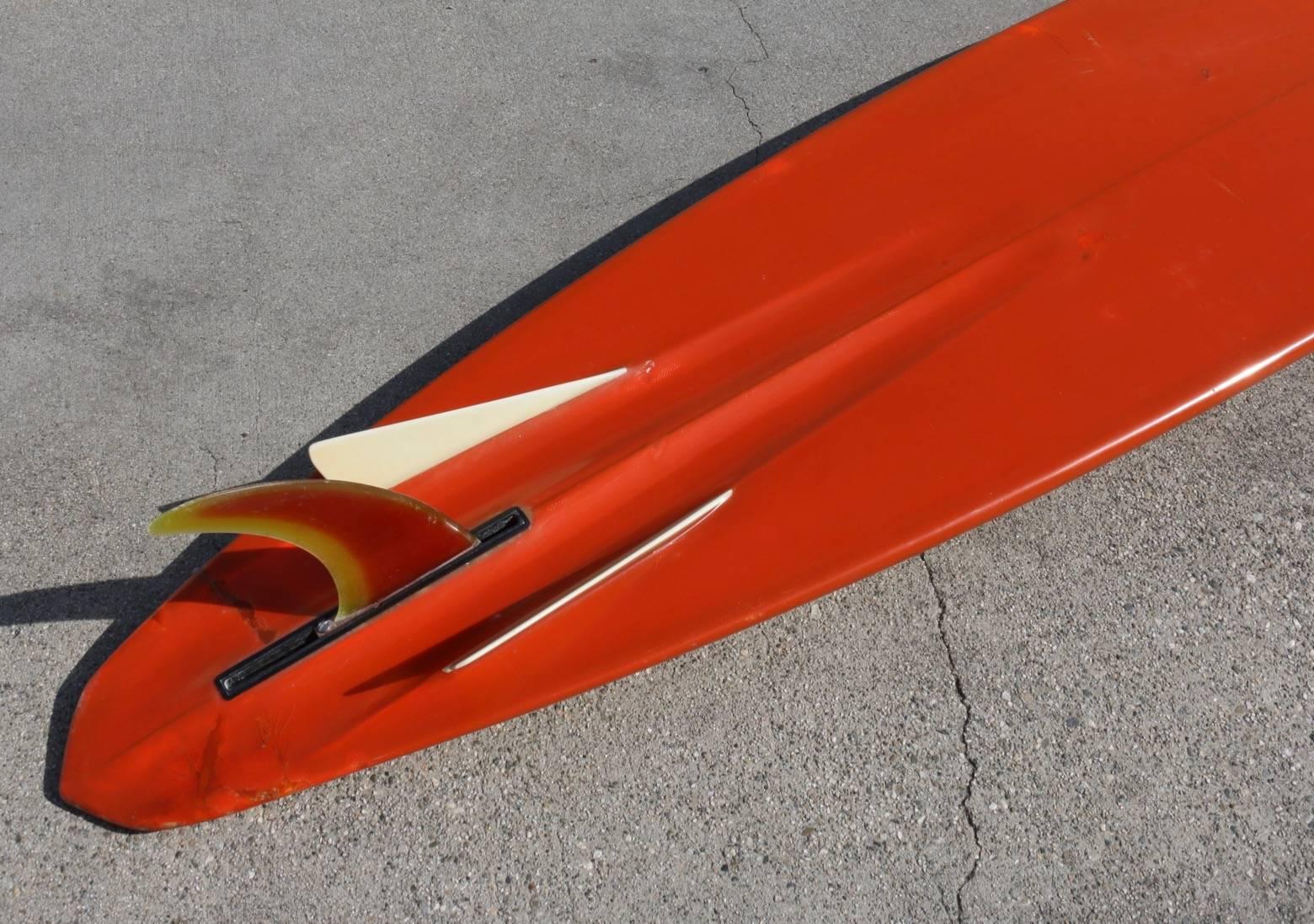 RICK Bonzer Surfboard by Mike Eaton, circa 1973, All Original For Sale