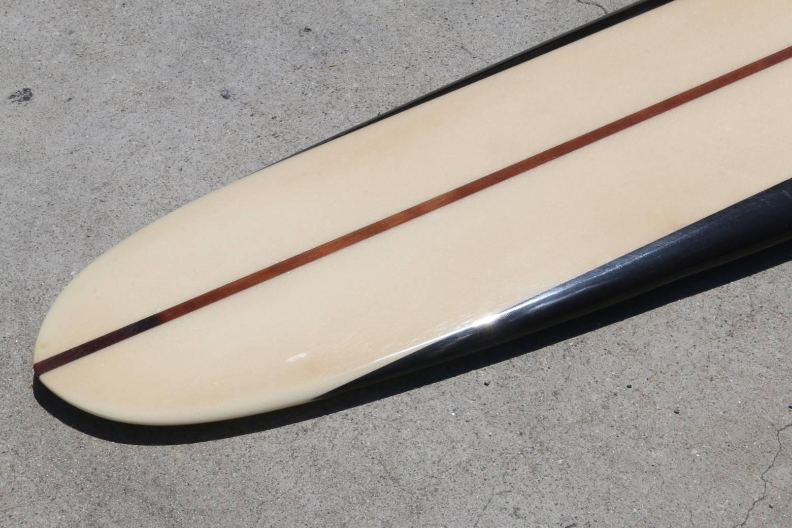 Early 1960s Santa Cruz California Longboard Surfboard by Olson In Excellent Condition In Los Angeles, CA