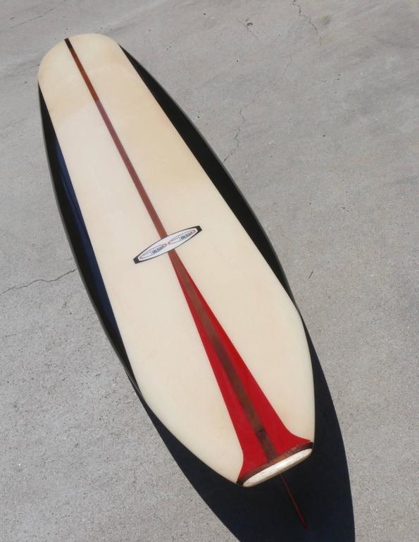 Early 1960s Santa Cruz California Longboard Surfboard by Olson at 1stdibs