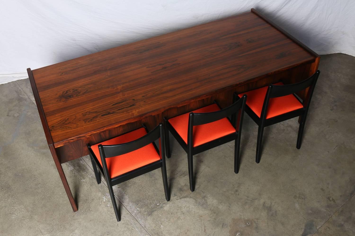 Oversize Rosewood Executive Desk, Scandinavian Design, 1960s 2