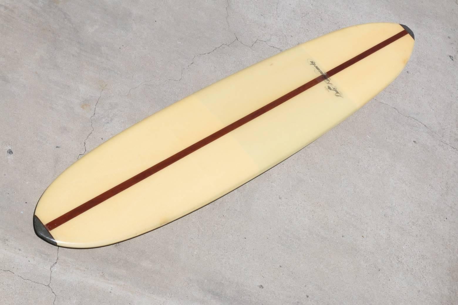 Mid-Century Modern Duke Kahanamoku 1960s Surfboard, All Original Condition, Rare For Sale