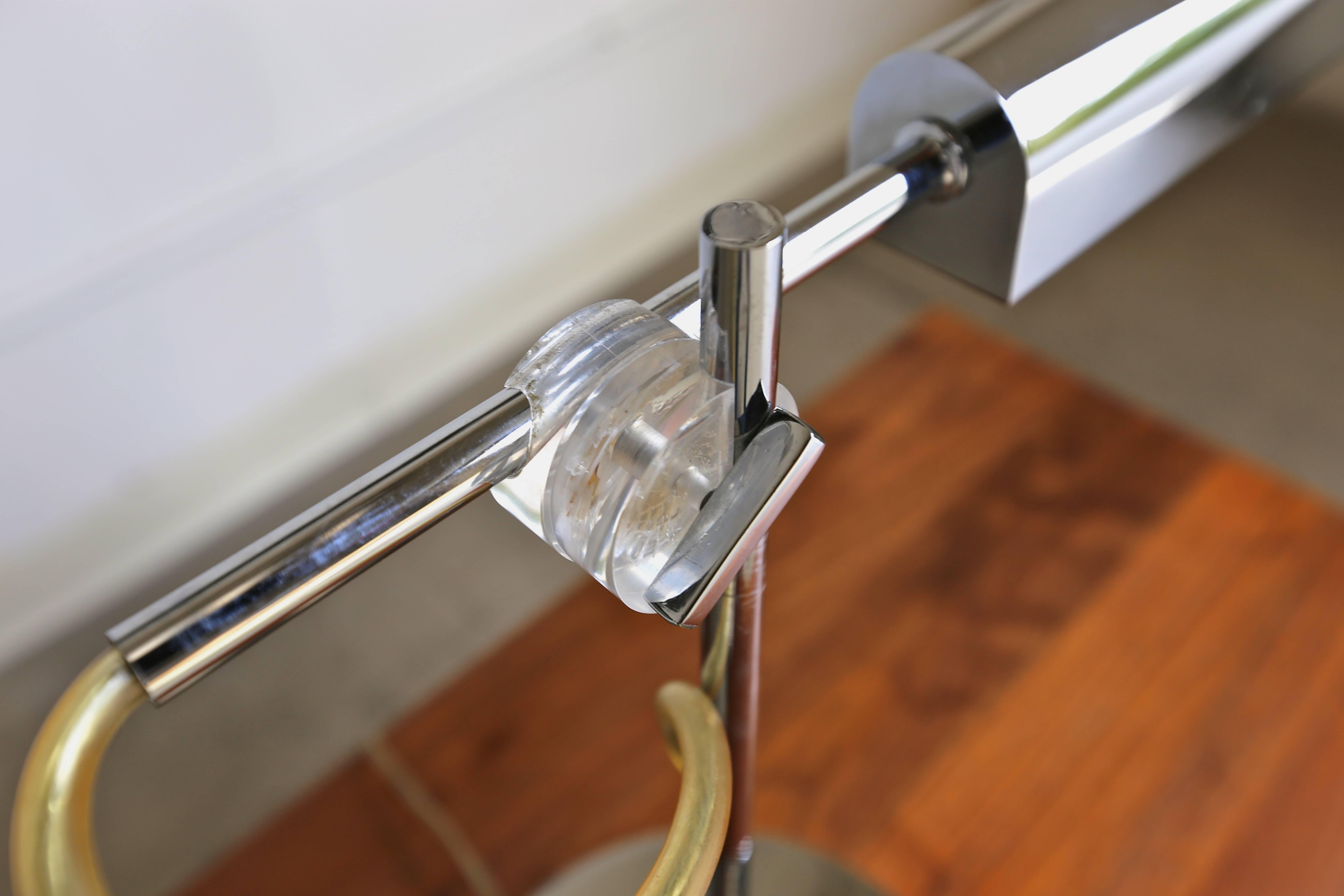 Chrome Stuart Barnes for Robert Long Desk Lamp 2