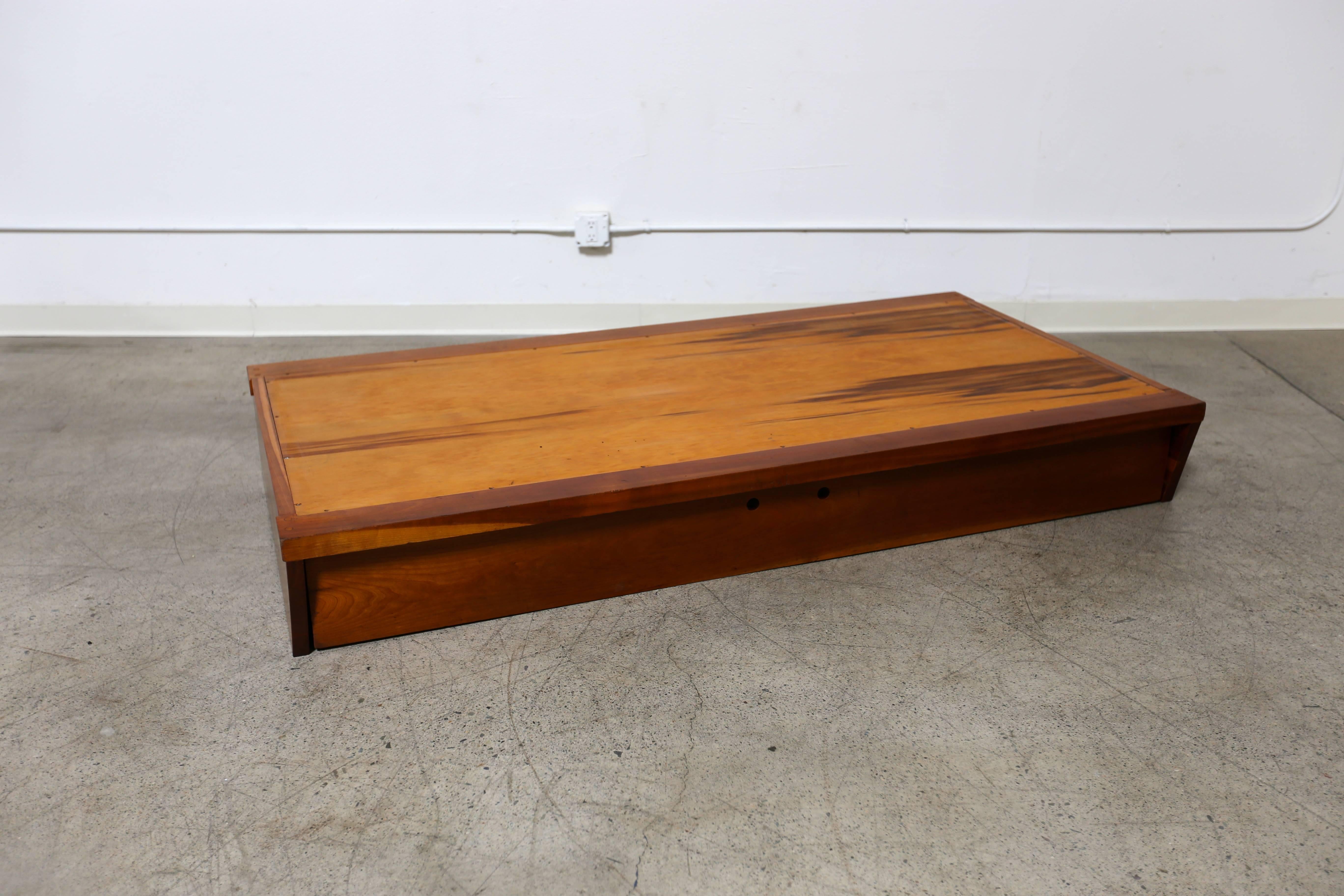 North American Rare Trundle Bed by George Nakashima, 1958