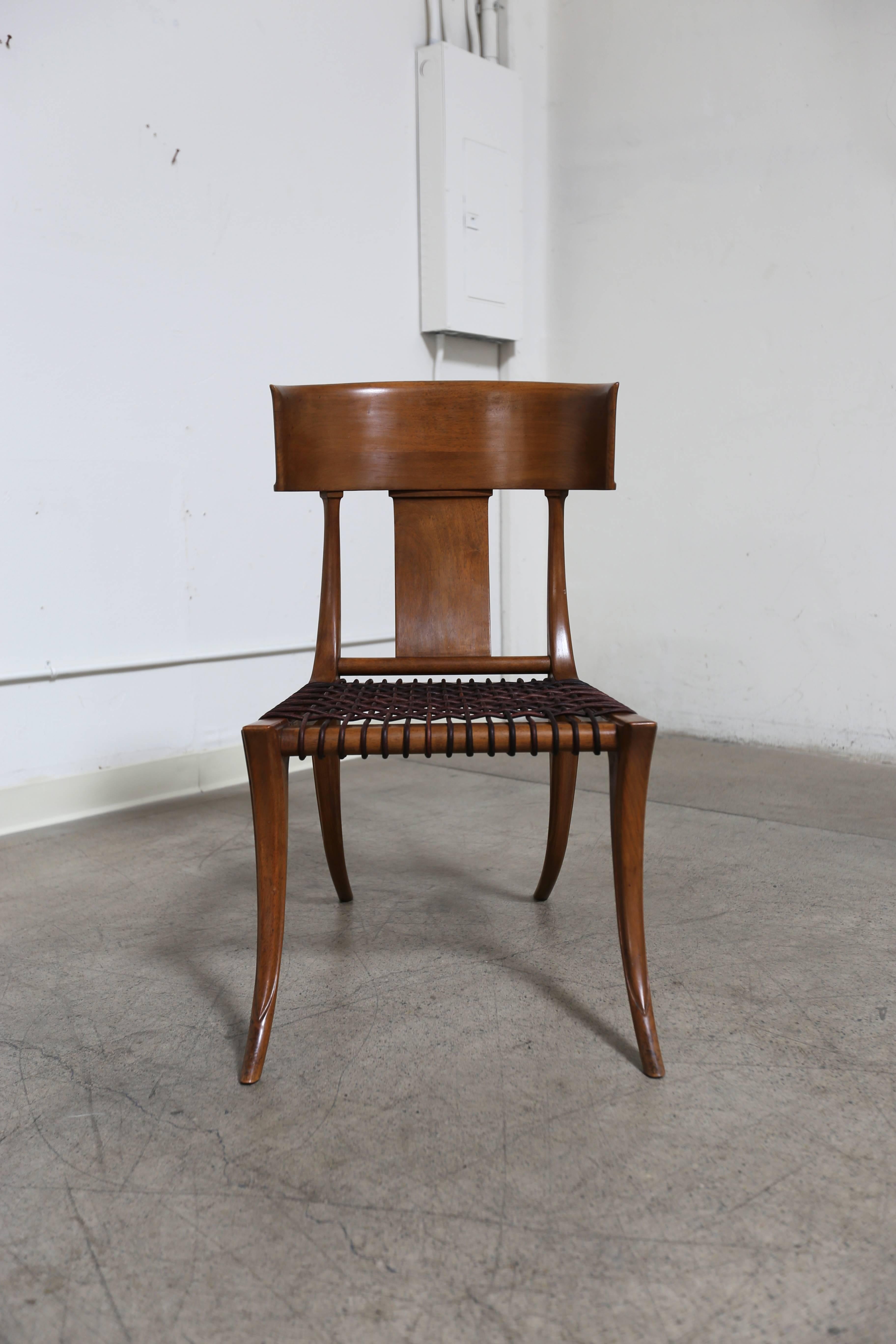 Mid-Century Modern Robsjohn-Gibbings Klismos Chair for Saridis