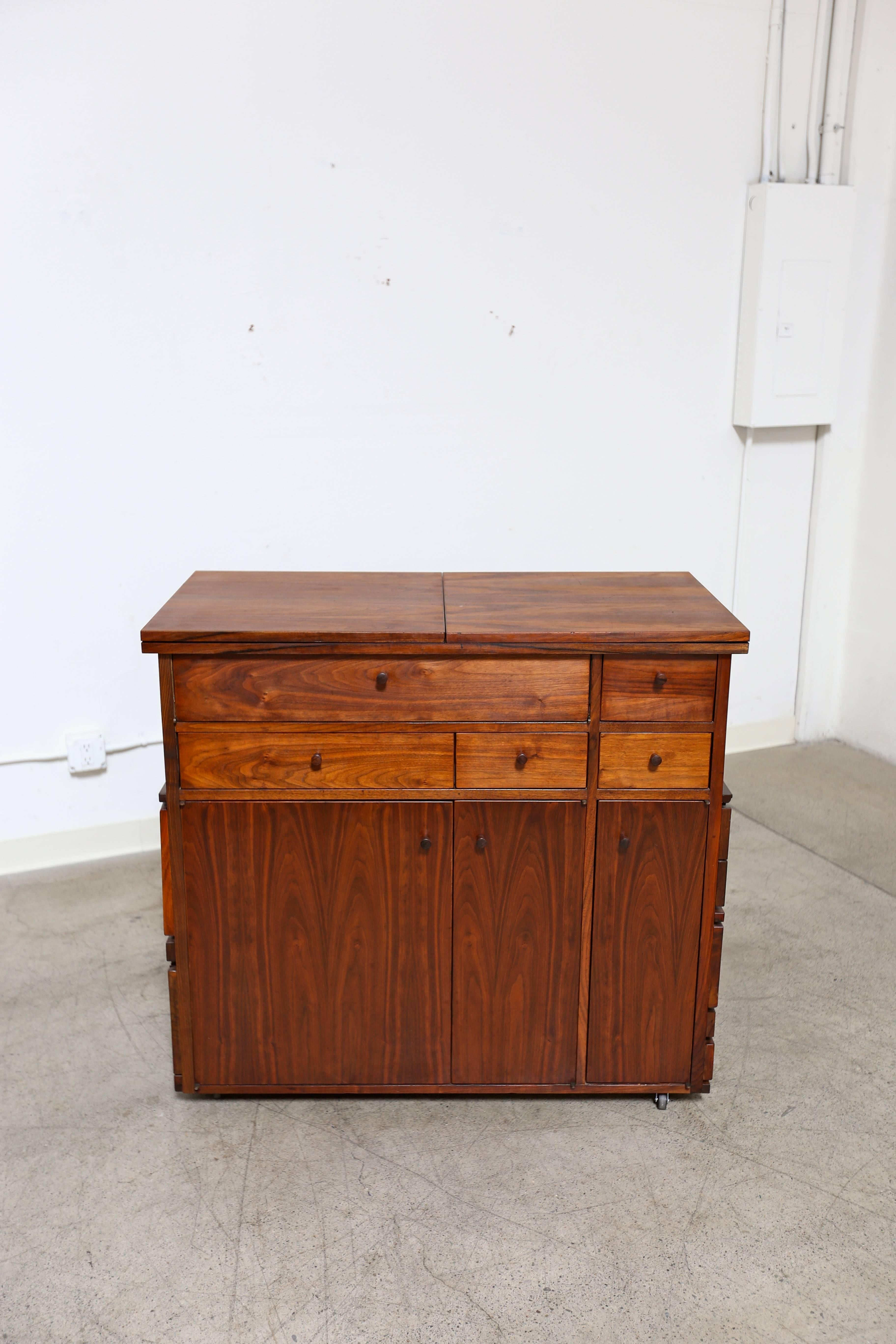 Copper Studio Crafted Bar Cabinet by Artist Mabel Hutchinson