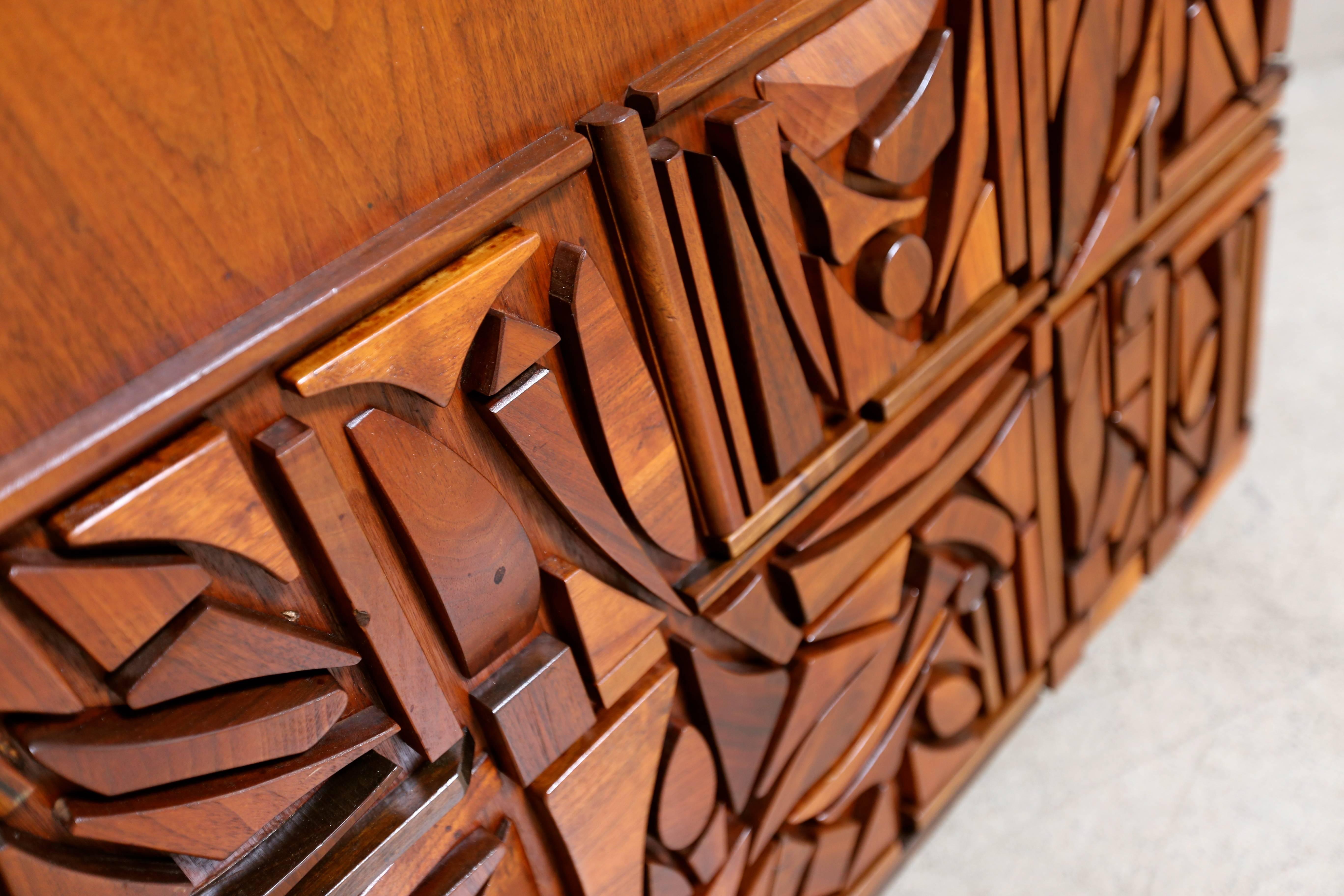 American Studio Crafted Bar Cabinet by Artist Mabel Hutchinson