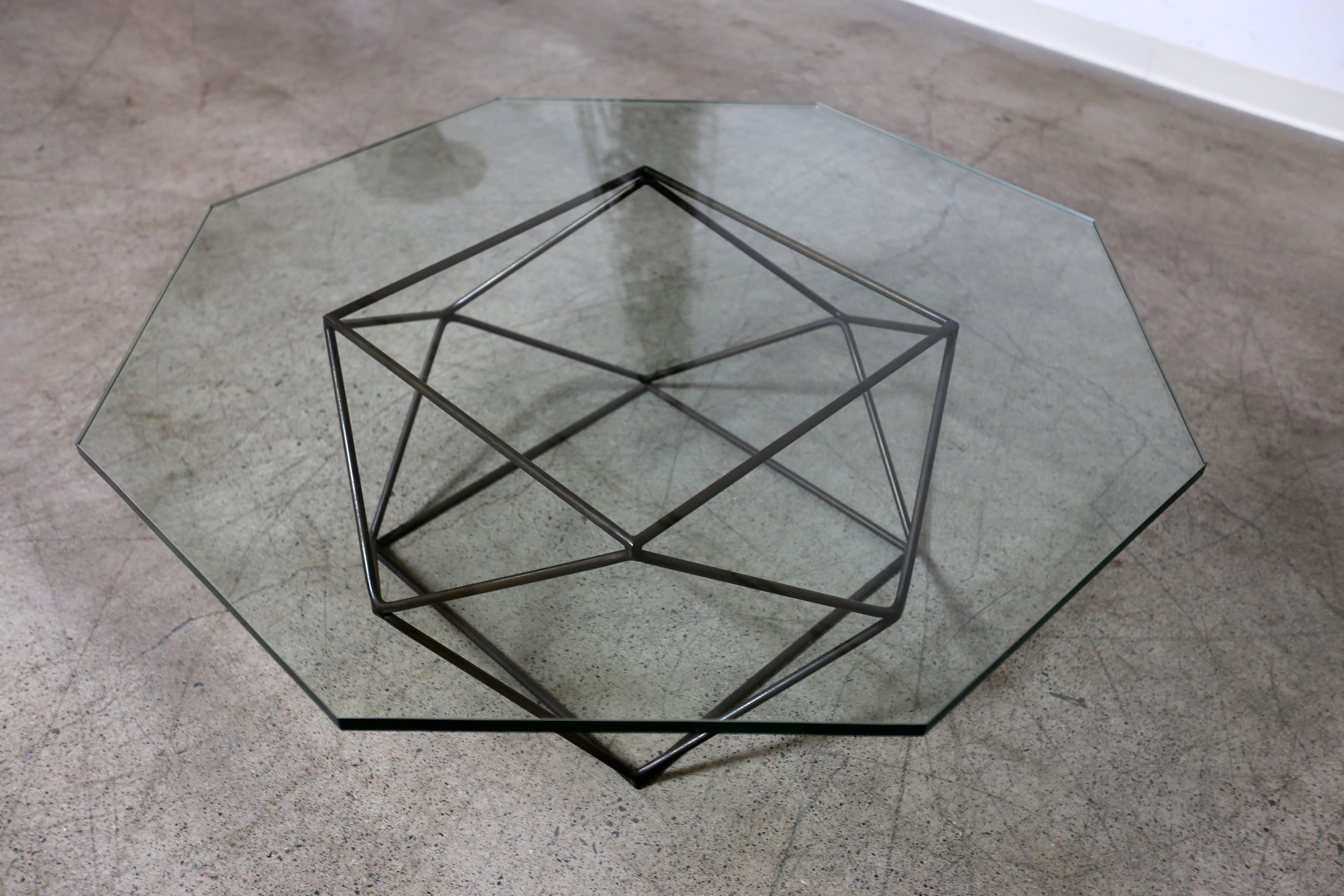 Mid-Century Modern Geometric Coffee Table by Milo Baughman