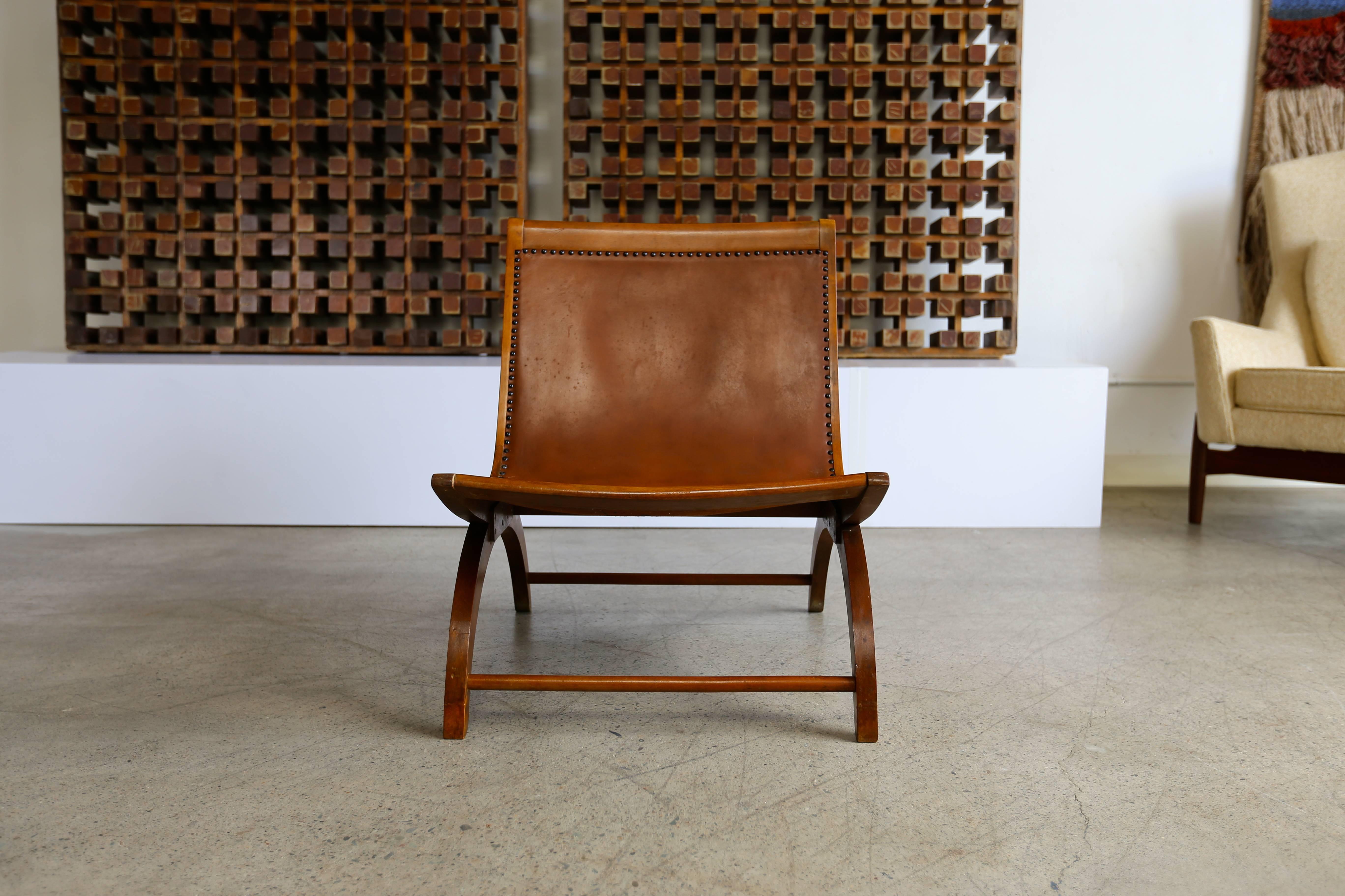Rare scoop lounge chair by Milo Baughman for Murray Furniture Company.