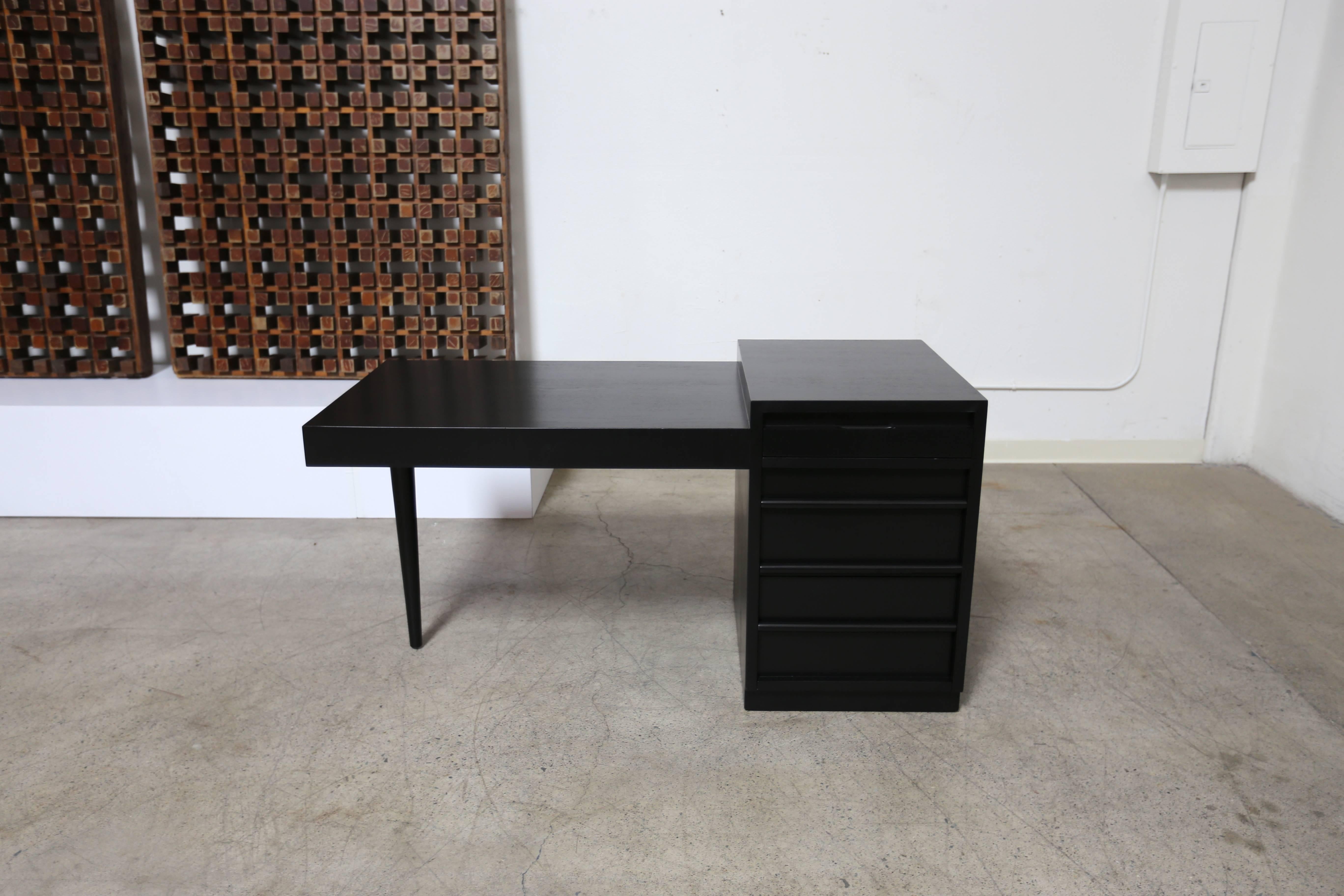 Ebonized Desk by T.H. Robsjohn Gibbings 1