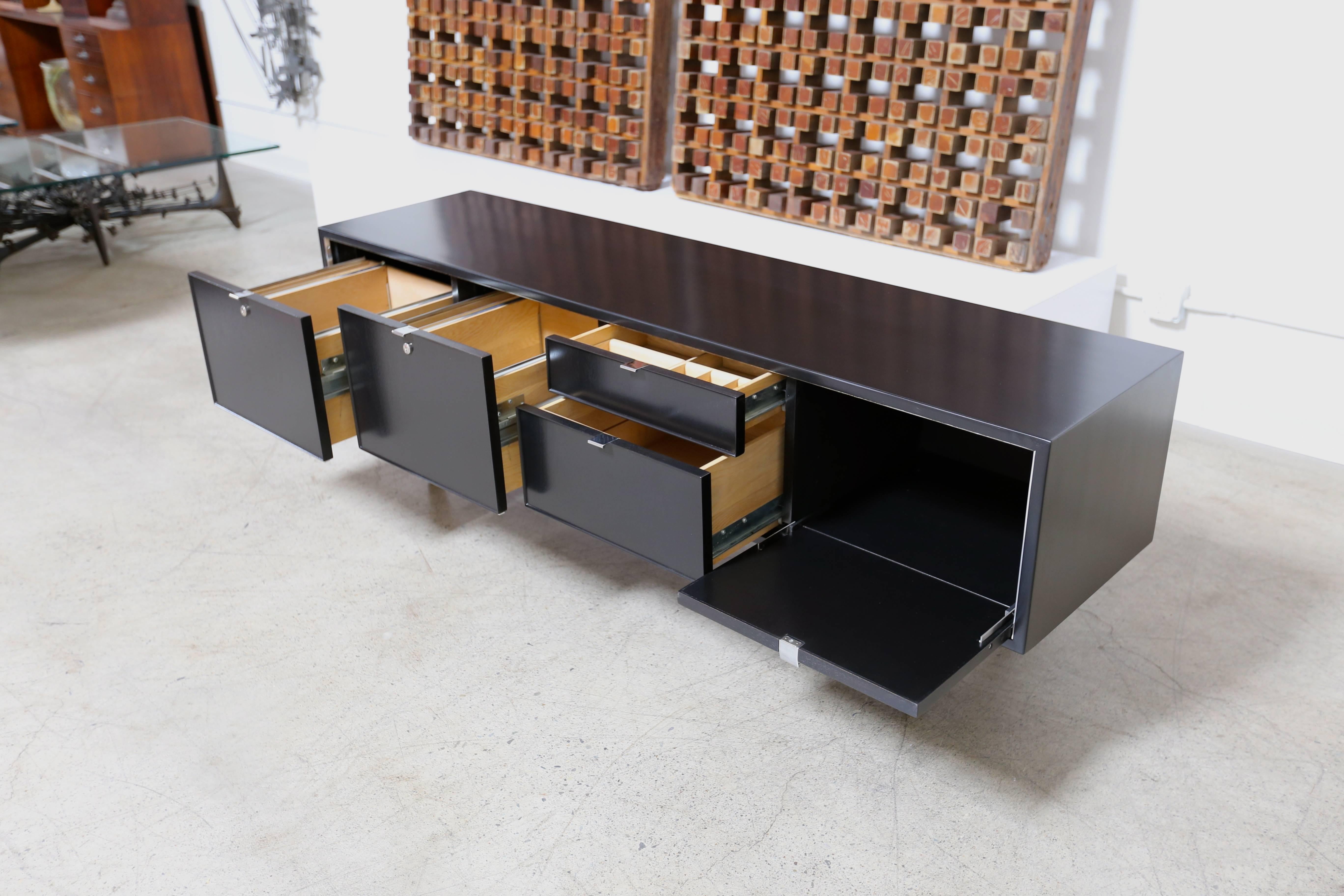 Ebonized Credenza by Alexis Yermakov In Good Condition In Costa Mesa, CA