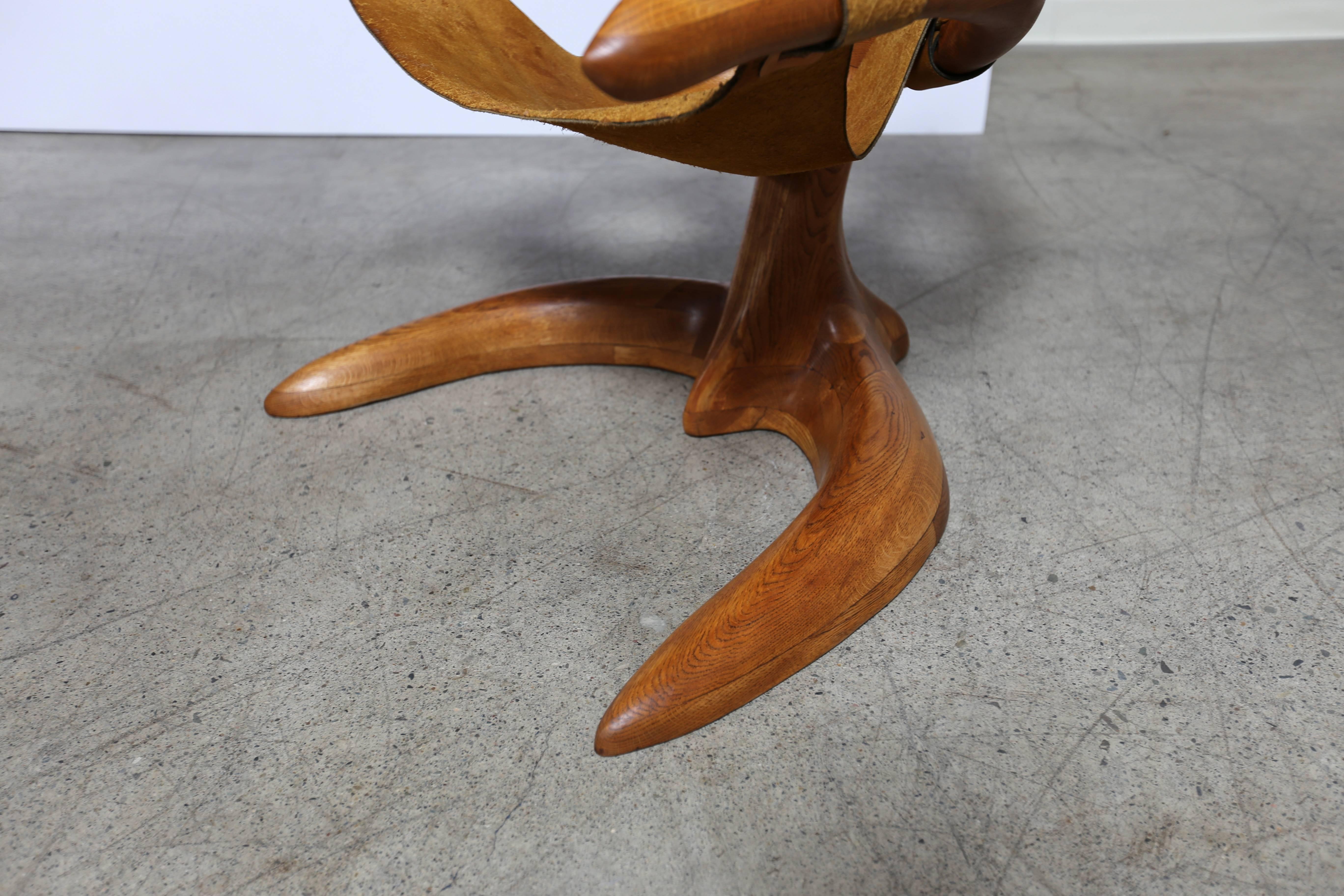 Studio Crafted Lounge Chair by Californian Woodworker Tim Crowder = MOVING SALE! 2