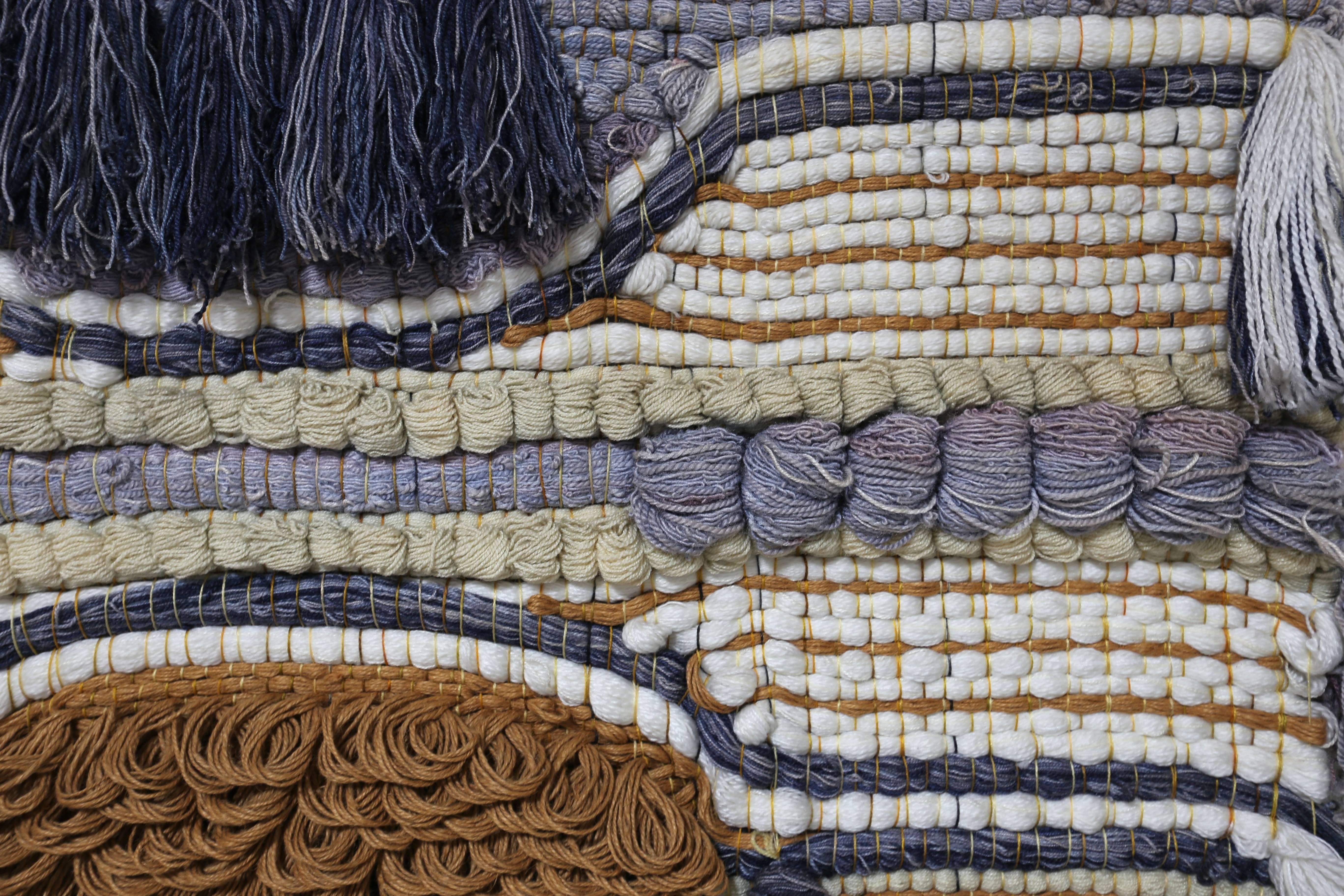 Fiber Art by Margo Farrin O'Connor for Ted Morris and Associates In Good Condition In Costa Mesa, CA