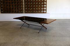 Rare Drop-Leaf Coffee Table by Greta Grossman