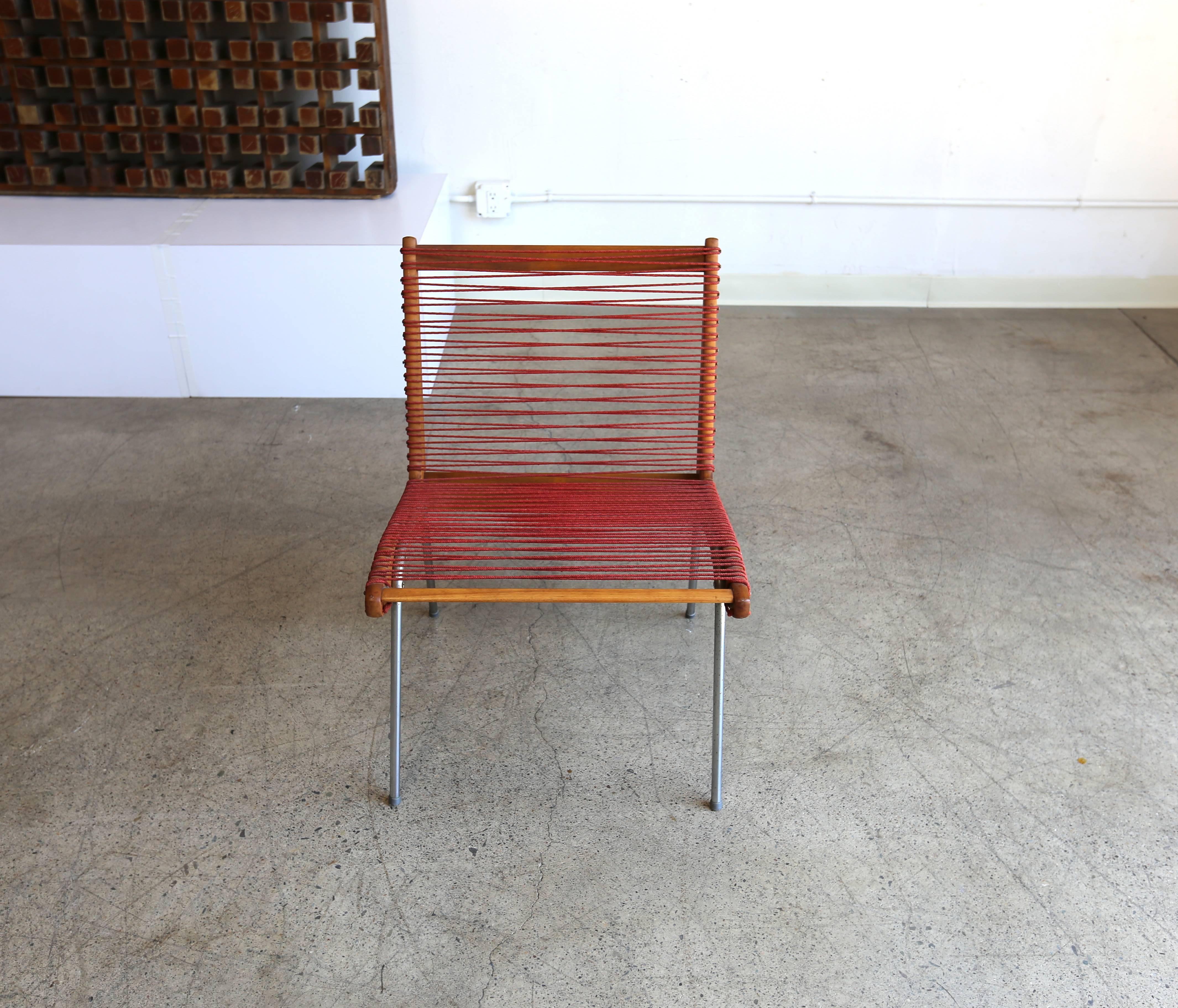 American String Chair by Robert J Ellenberger for Calfab