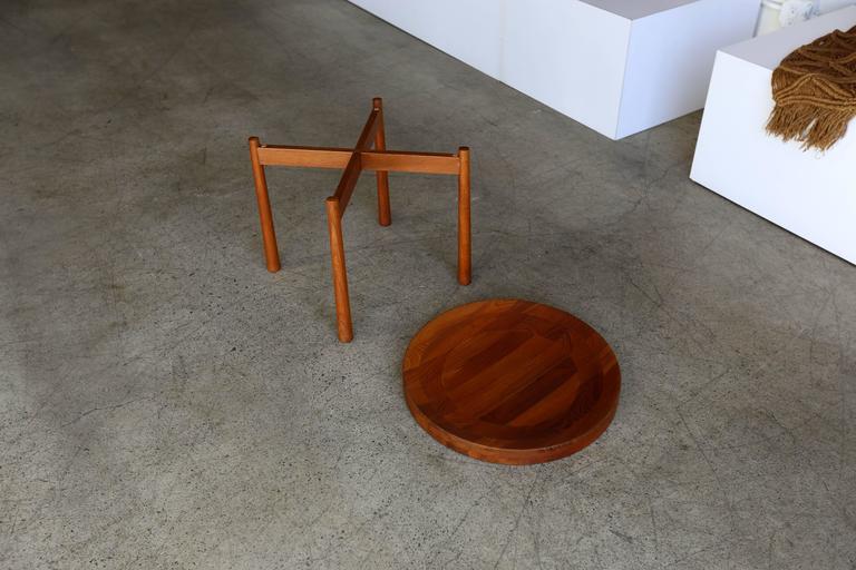 Teak Side Table Imported by Dux For Sale at 1stDibs