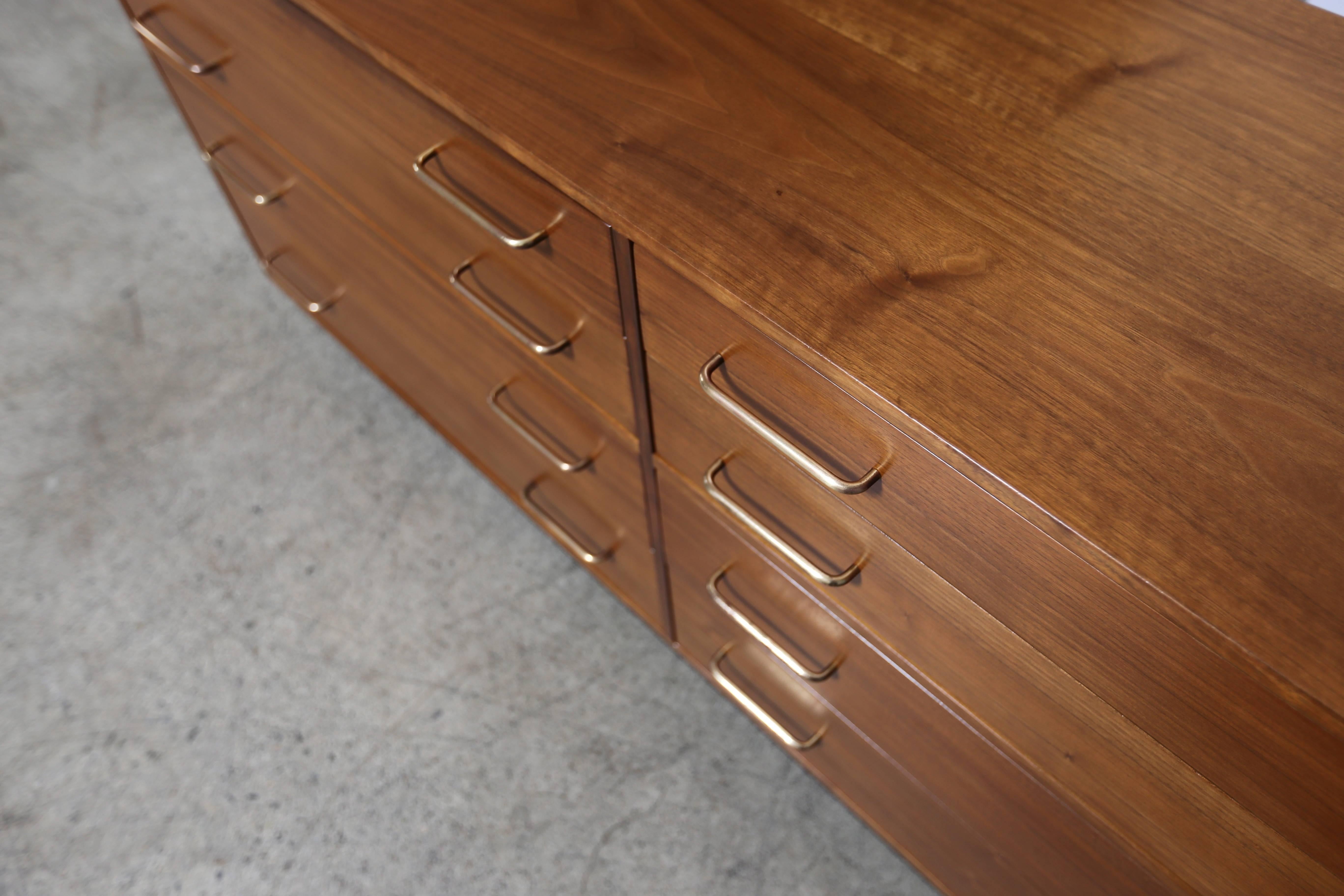 American Walnut Dresser by Edward Wormley for Dunbar