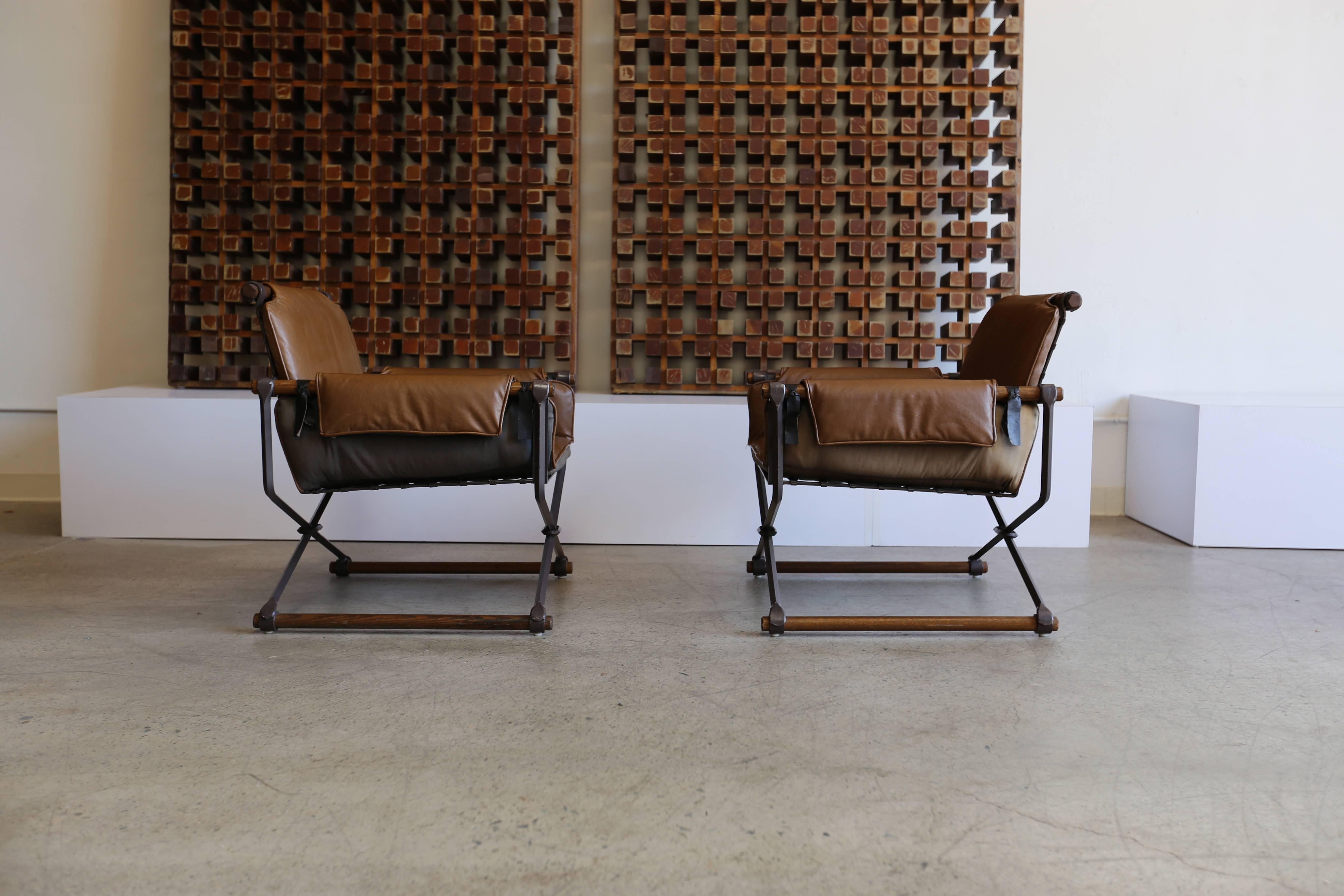 Pair of lounge chairs by Cleo Baldon.