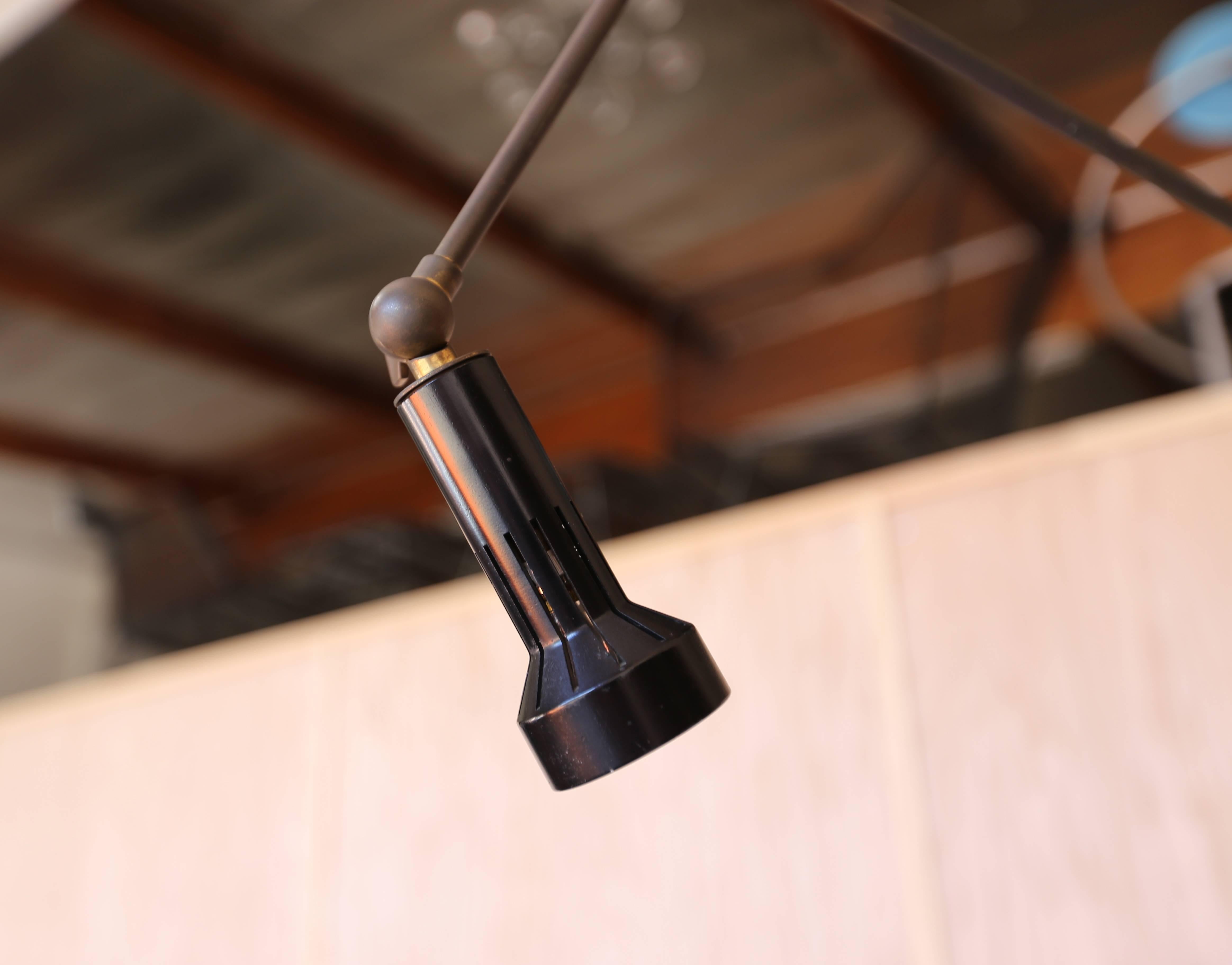 Arredoluce Easel Lamp by Angelo Lelli In Good Condition In San Juan Capistrano, CA