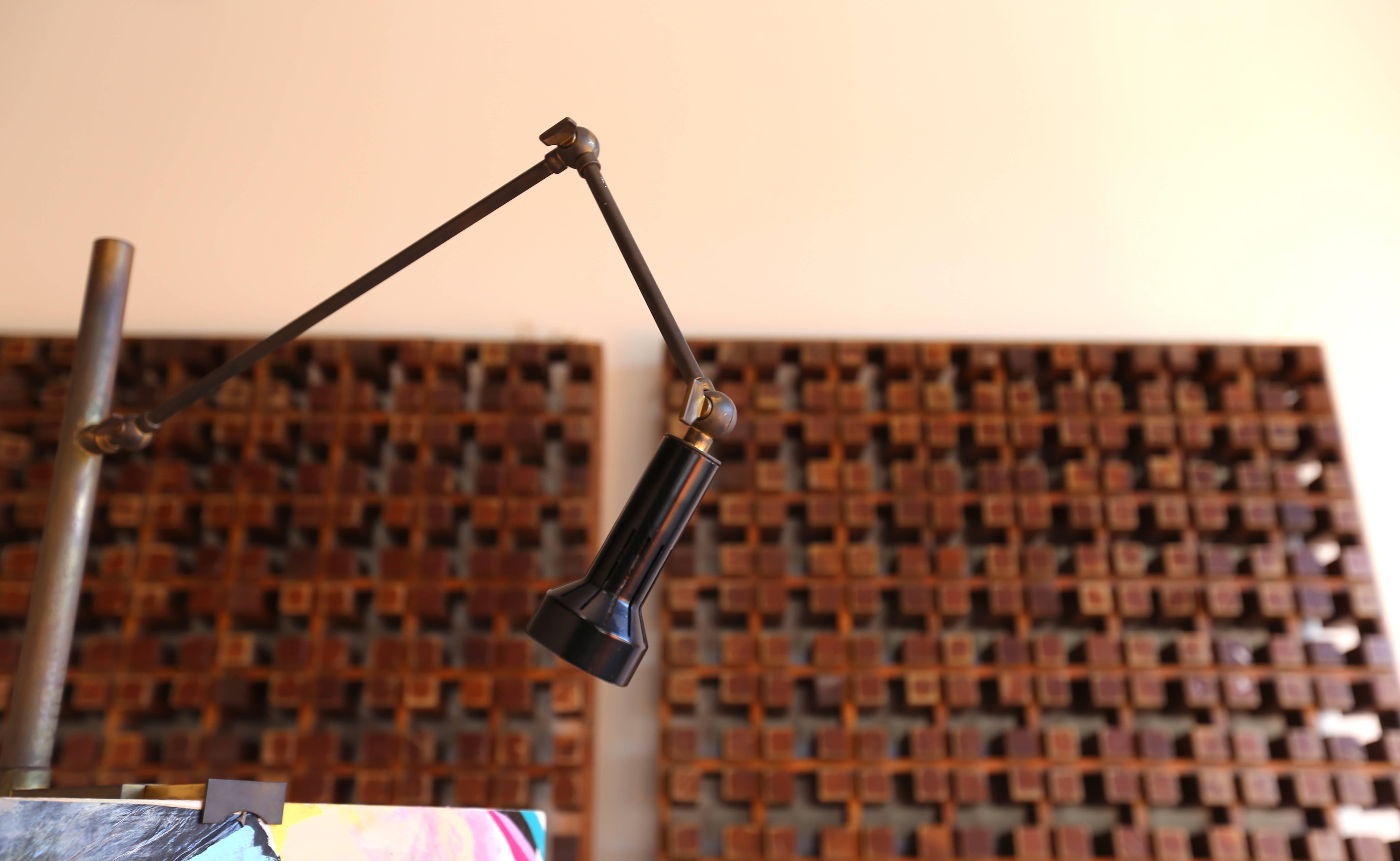Mid-Century Modern Arredoluce Easel Lamp by Angelo Lelli