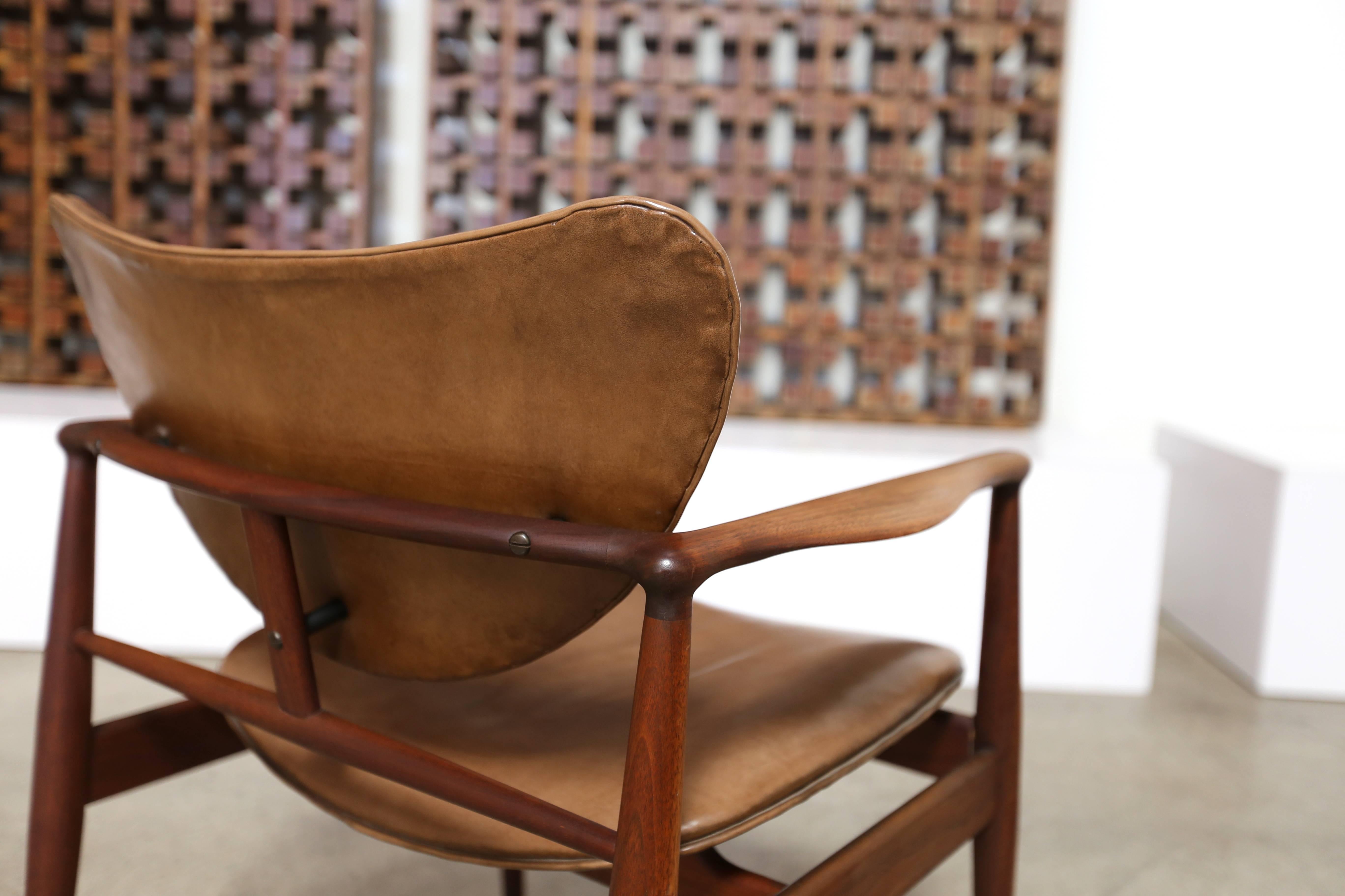 Finn Juhl Armchair, Model 48 In Good Condition In San Juan Capistrano, CA