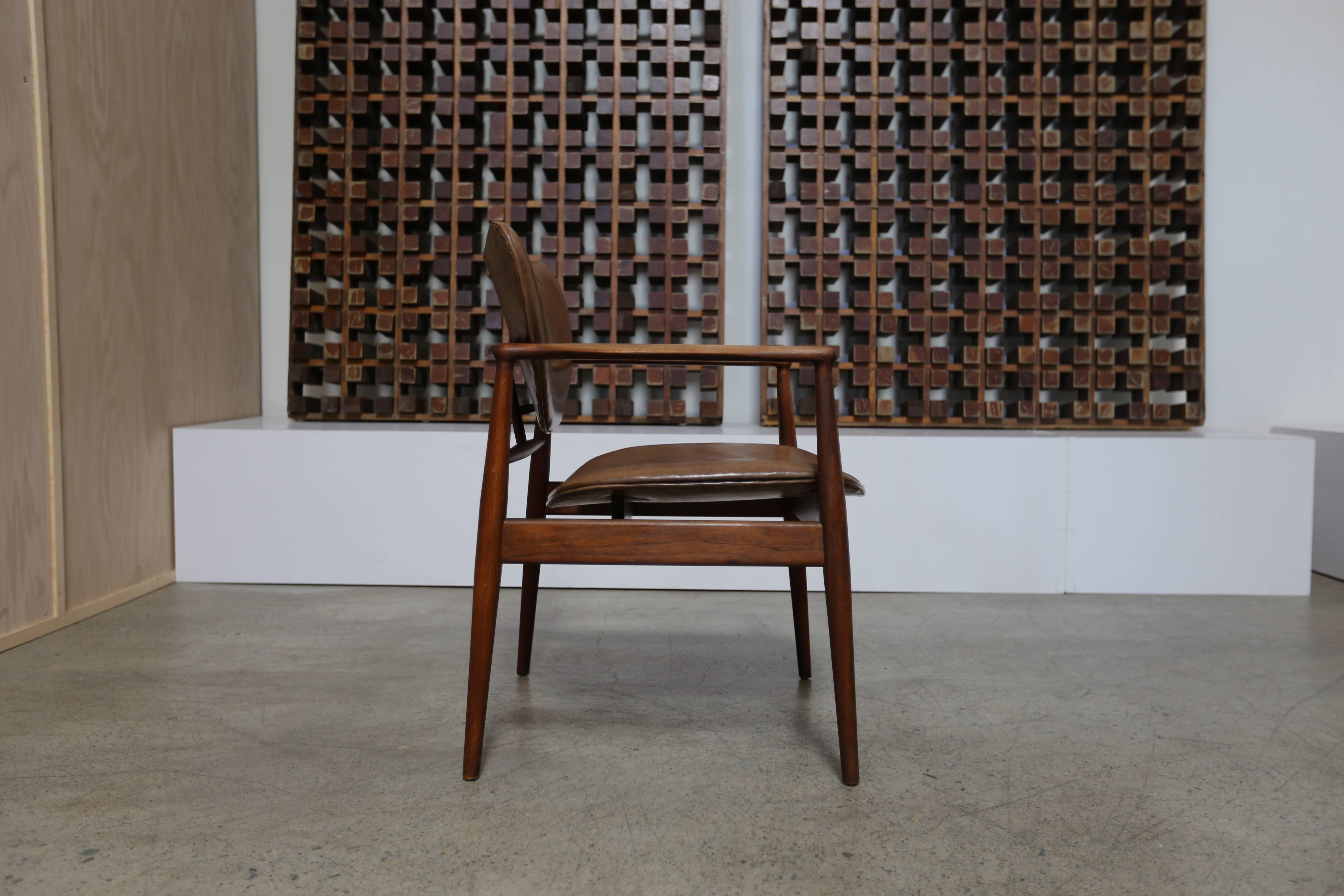 Mid-Century Modern Finn Juhl Armchair, Model 48