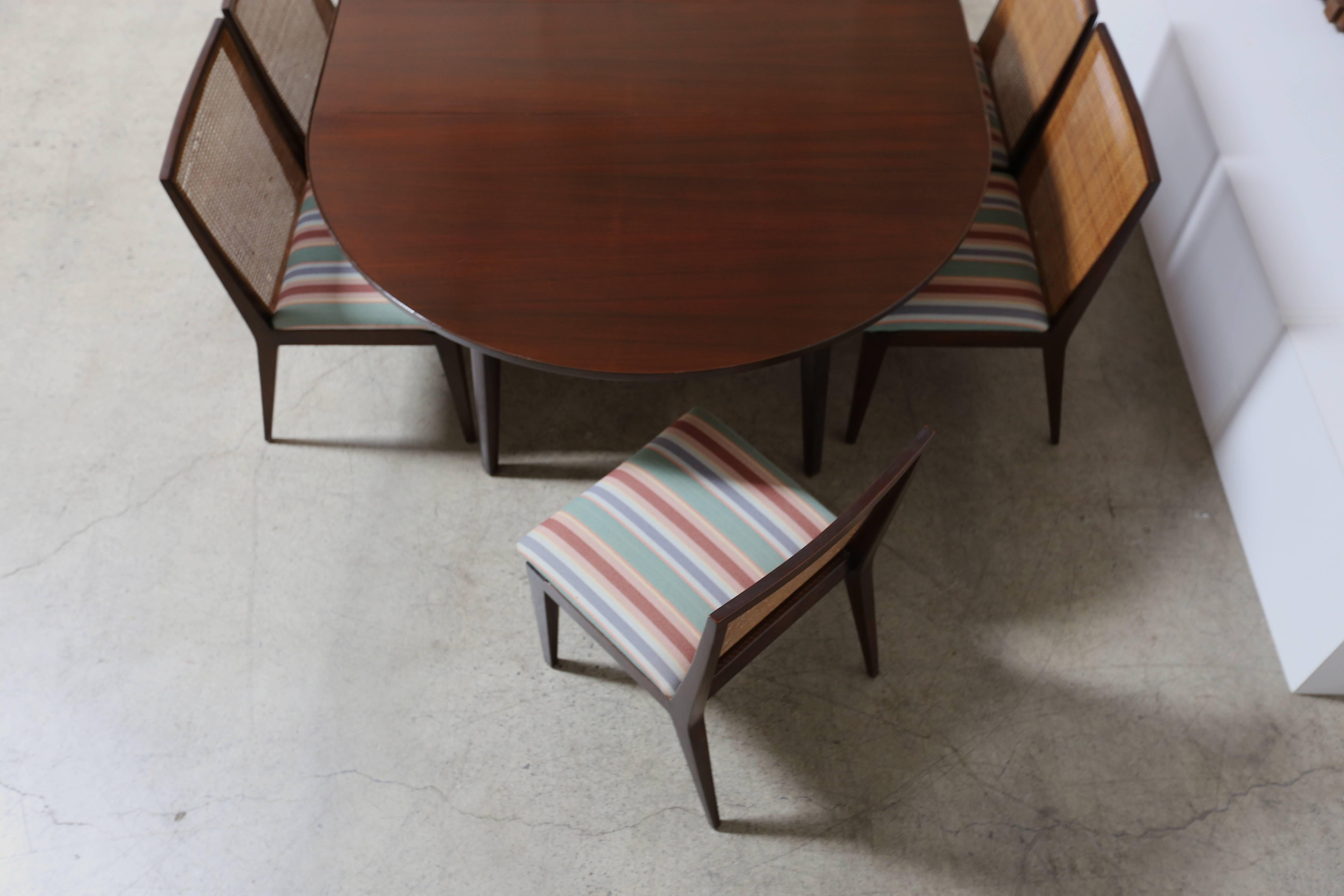 Stained Dining Set by Edward Wormley for Dunbar