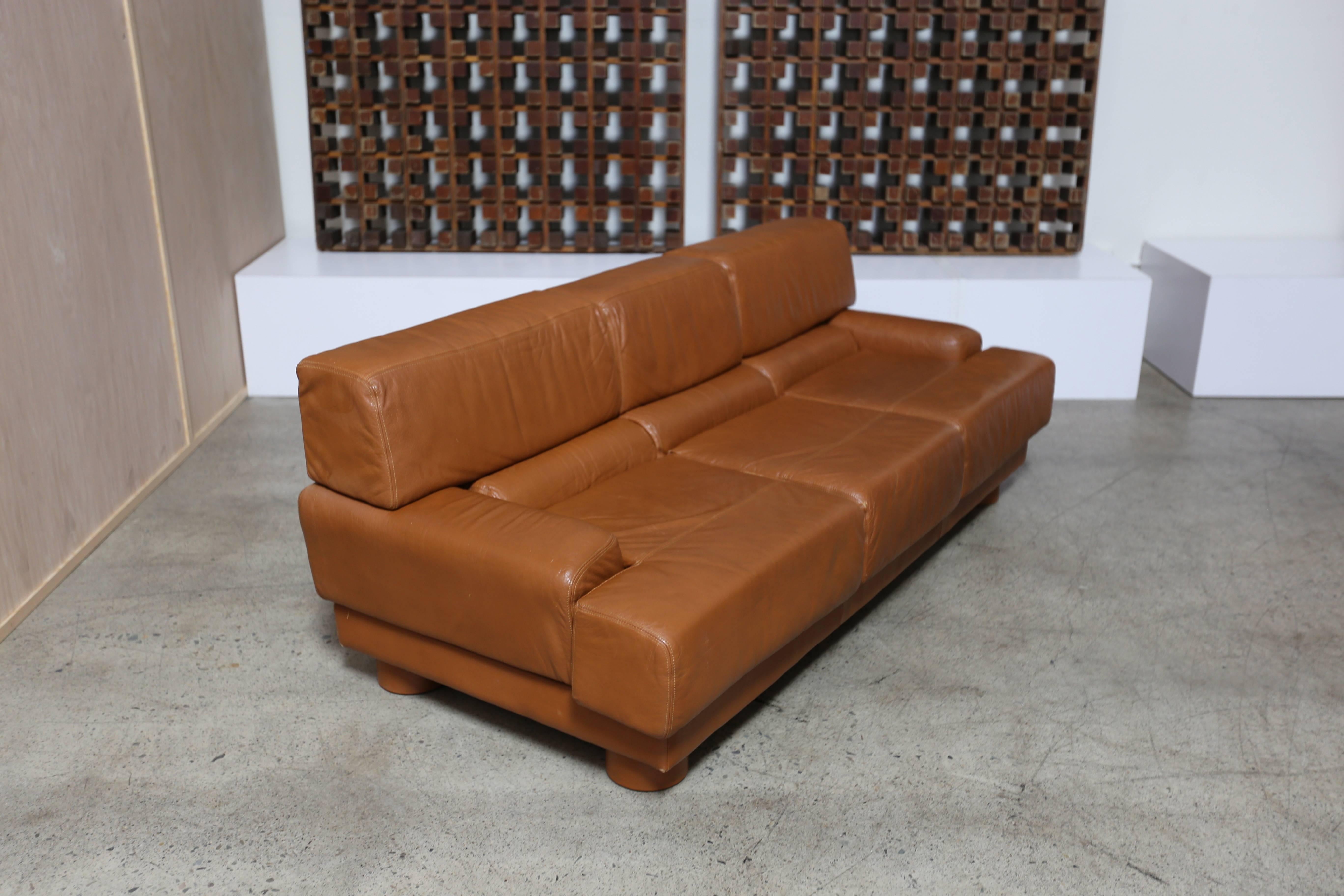 Leather Sofa by Percival Lafer 2