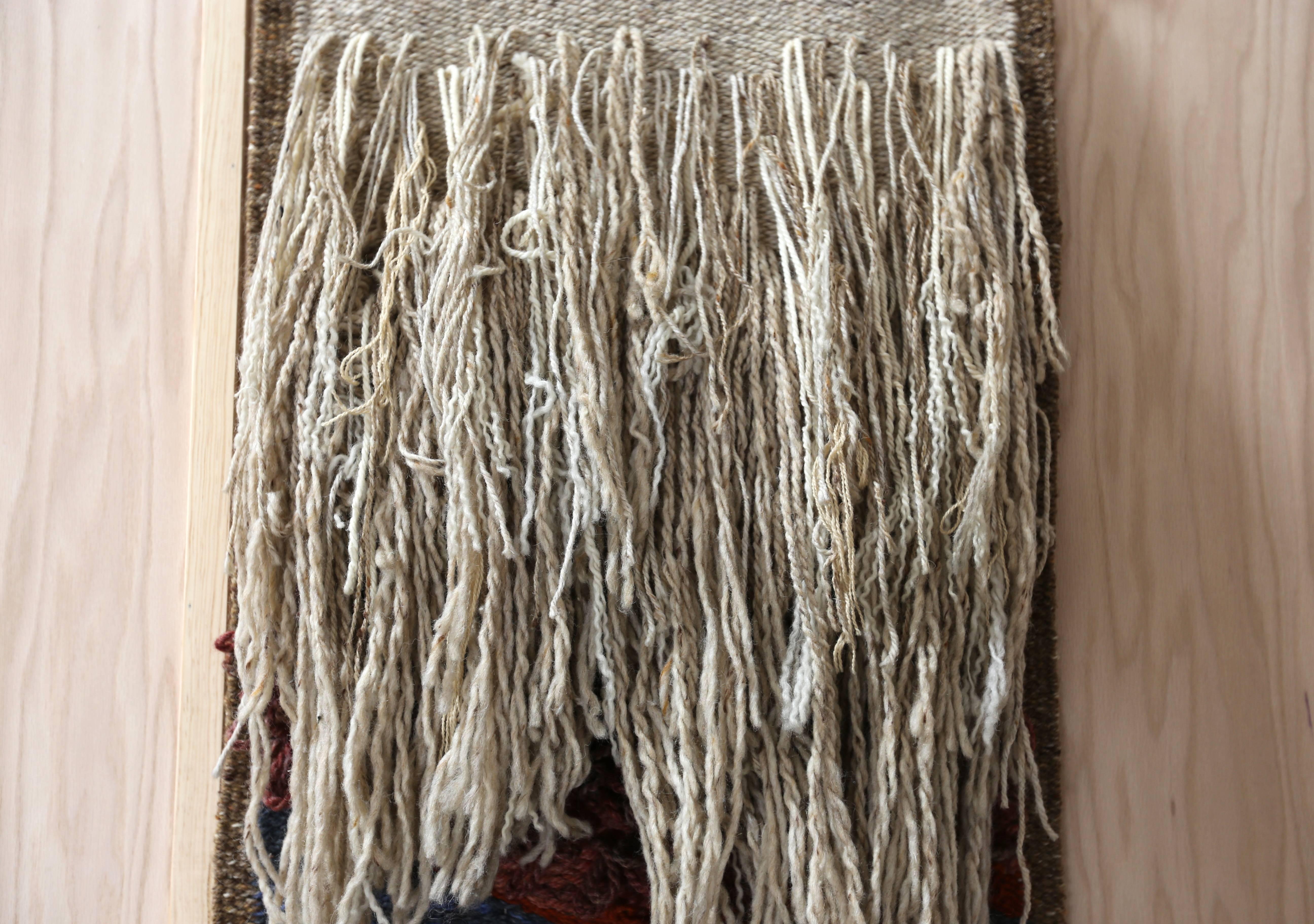 Sculptural Fiber Art Wall Hanging = MOVING SALE!!!!!! In Good Condition In Costa Mesa, CA