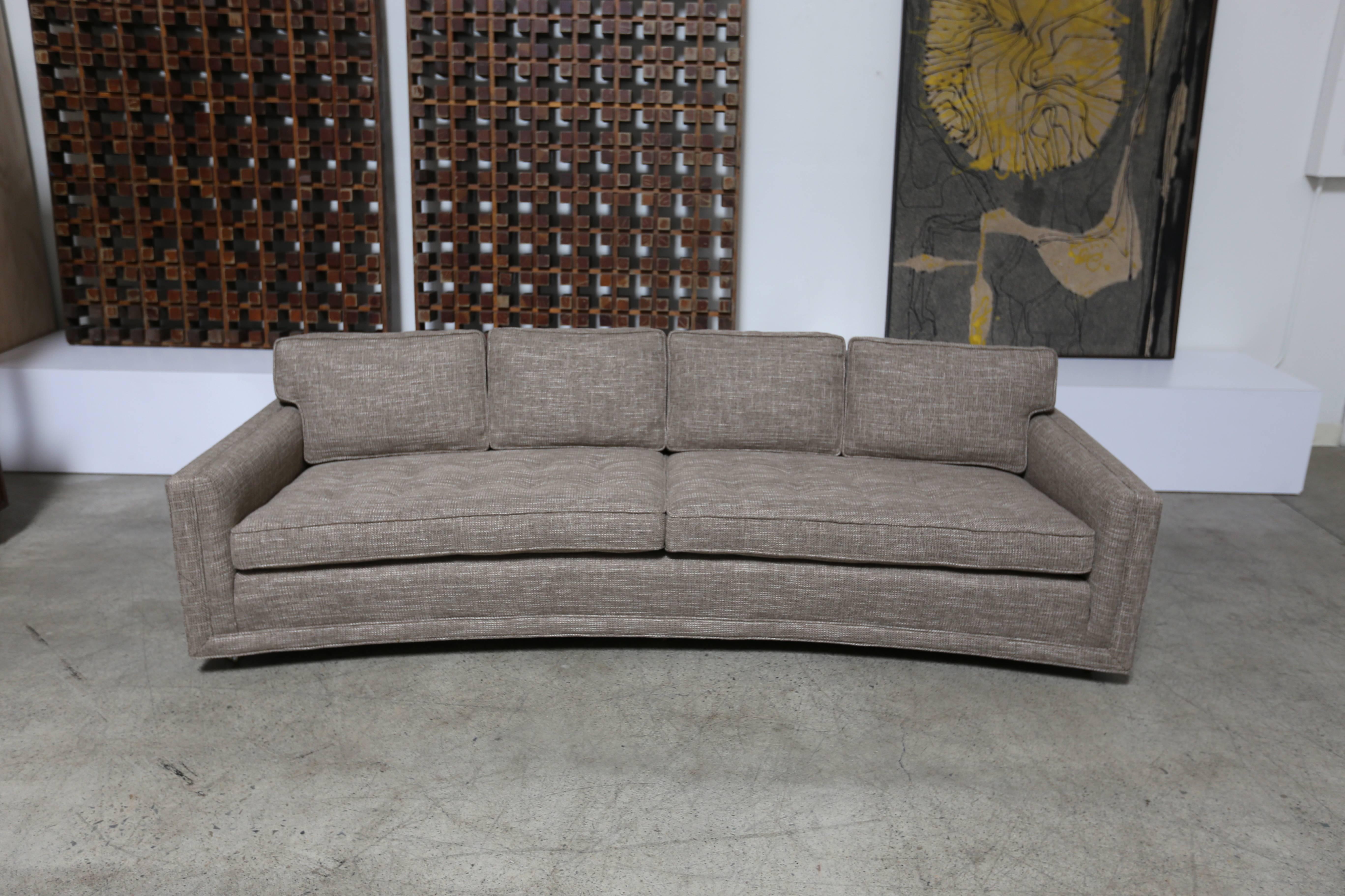 Curved sofa by Edward Wormley for Dunbar.