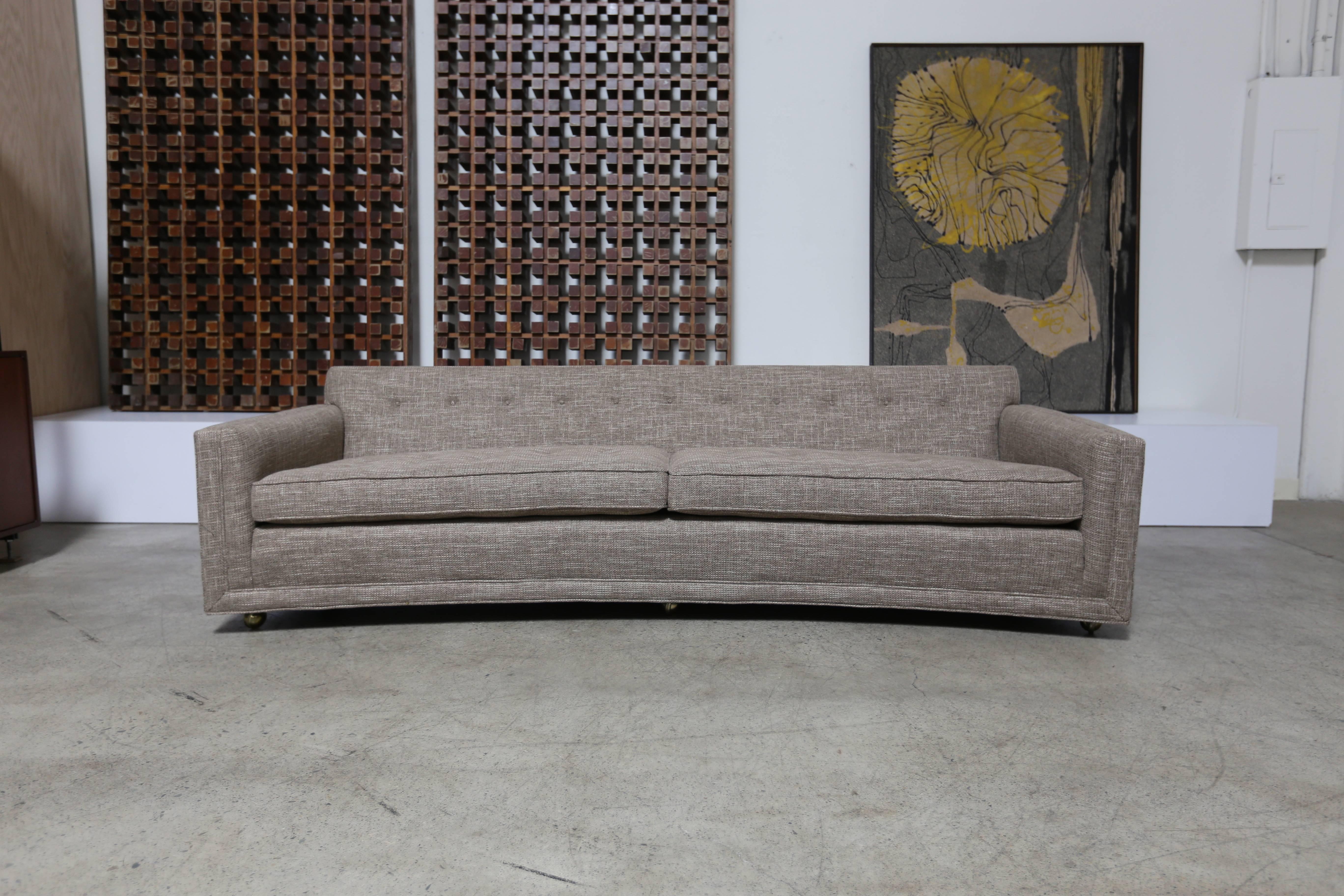 Mid-Century Modern Curved Sofa by Edward Wormley for Dunbar ==== MOVING SALE !!!!!!!!!!!