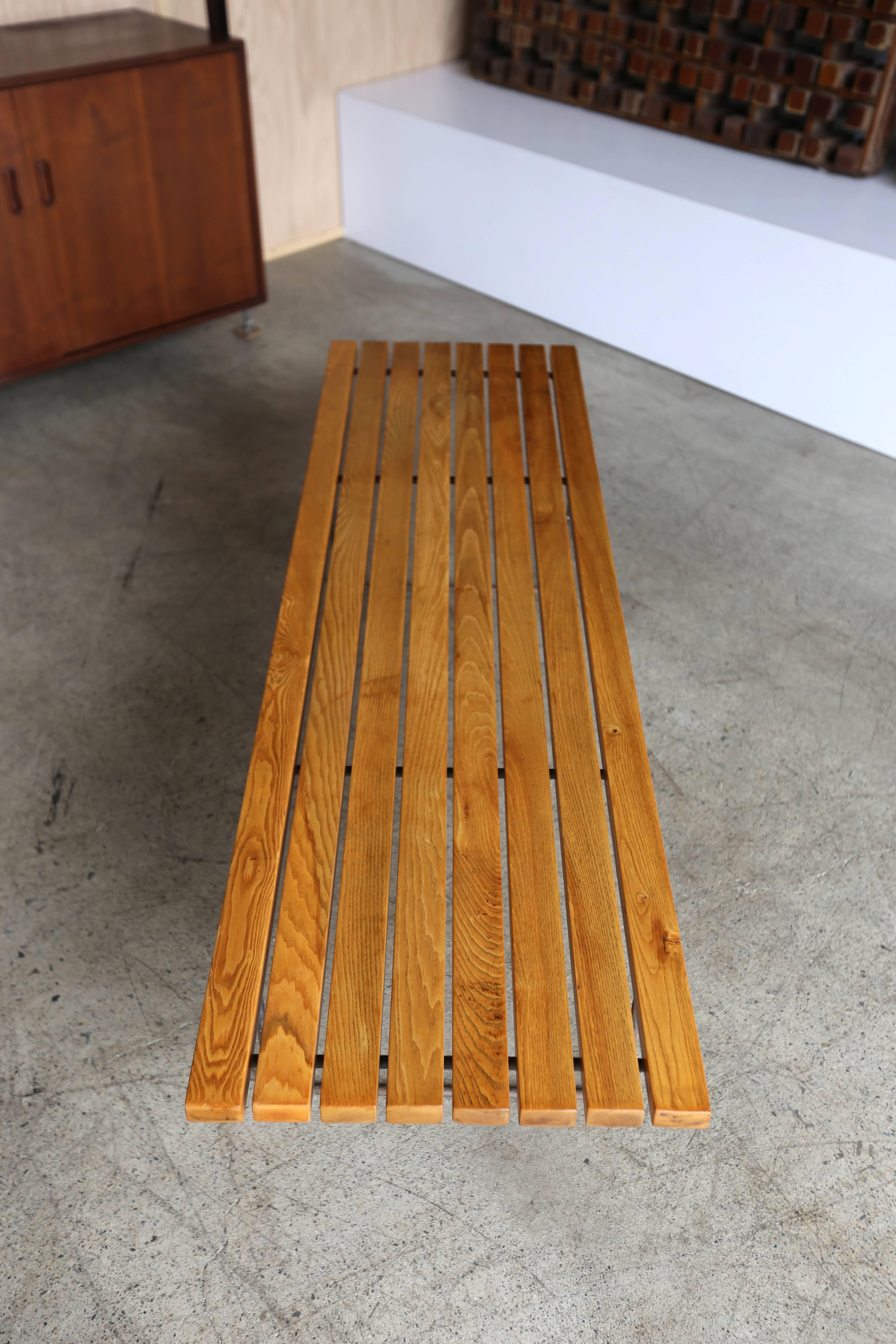 Early Slat Bench by Harry Bertoia for Knoll 2