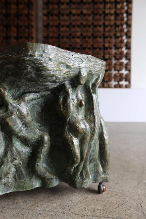 Sculptural Side Table by Philip and Kelvin Laverne at 1stdibs