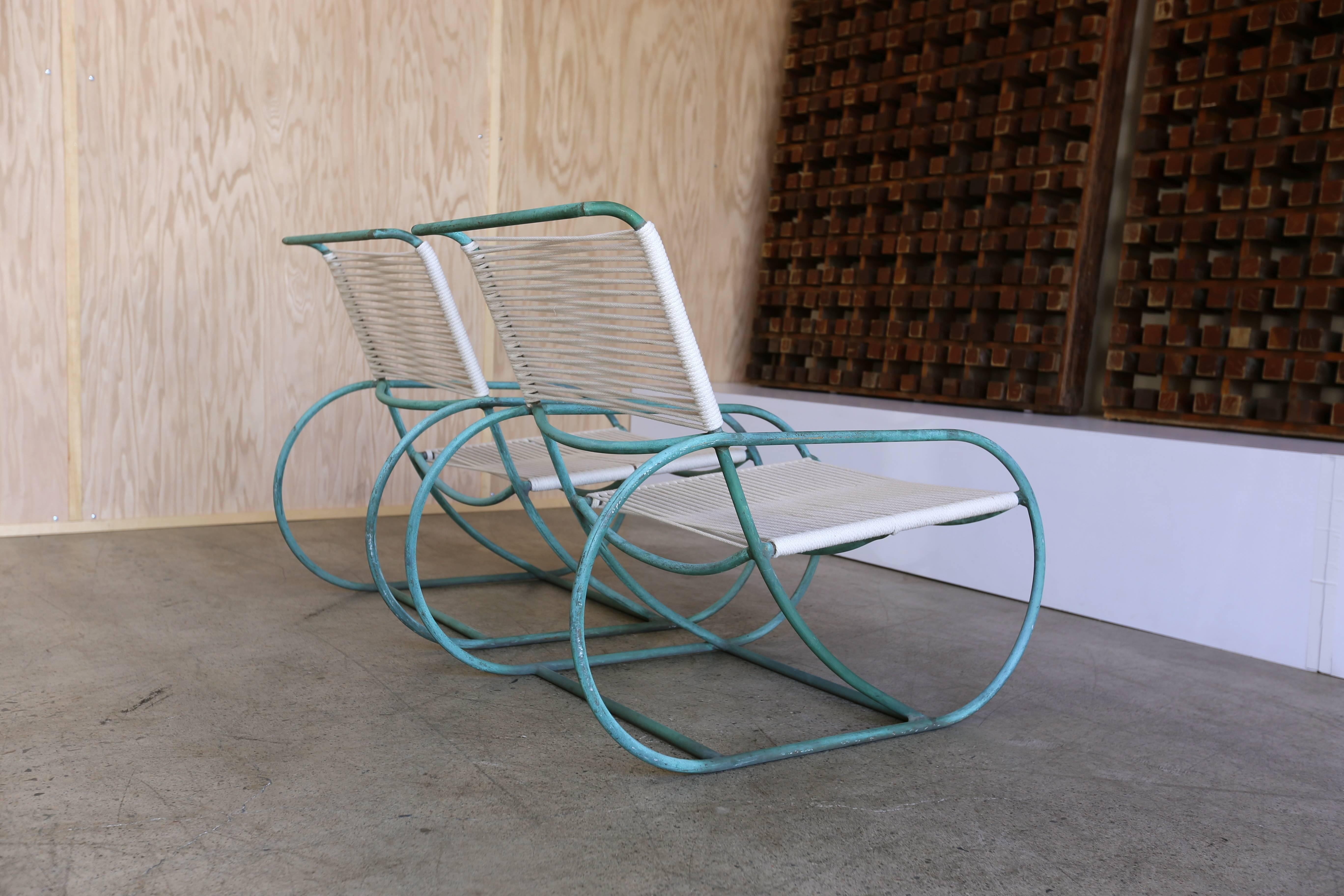 Pair of Lounge Chairs by Kipp Stewart for Terra 1