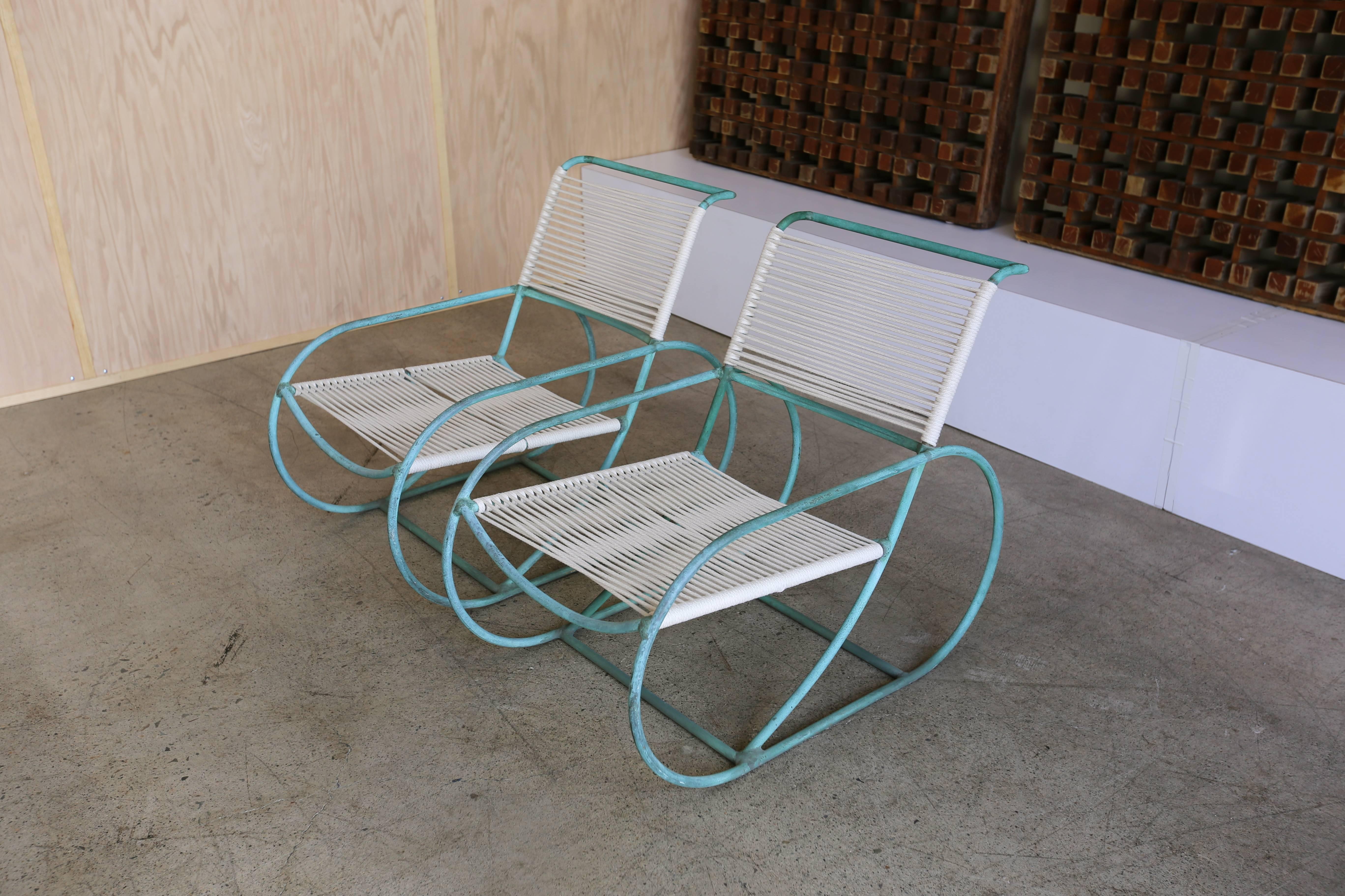 Mid-Century Modern Pair of Lounge Chairs by Kipp Stewart for Terra
