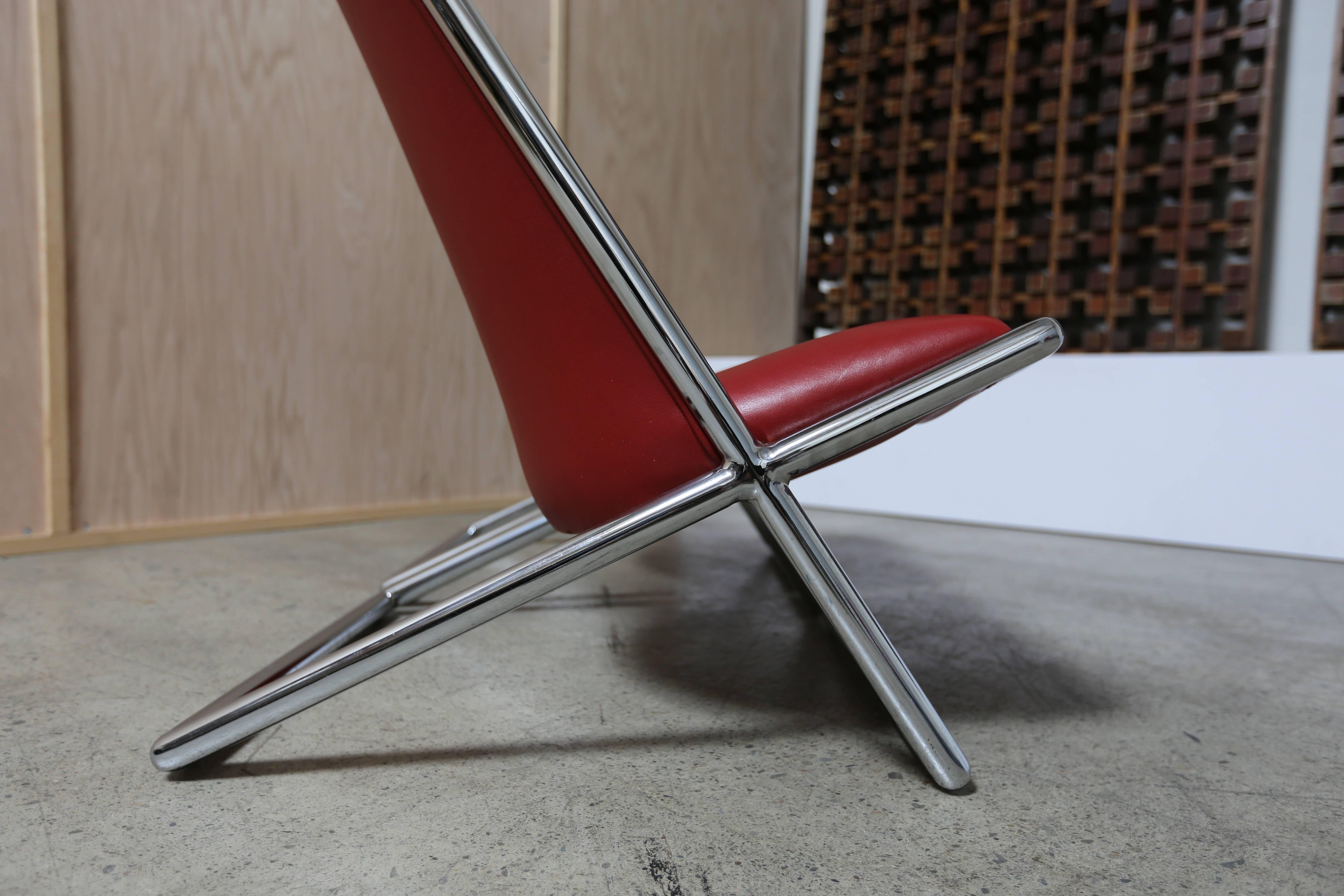 Pair of Scissor Chairs by Ward Bennett 1