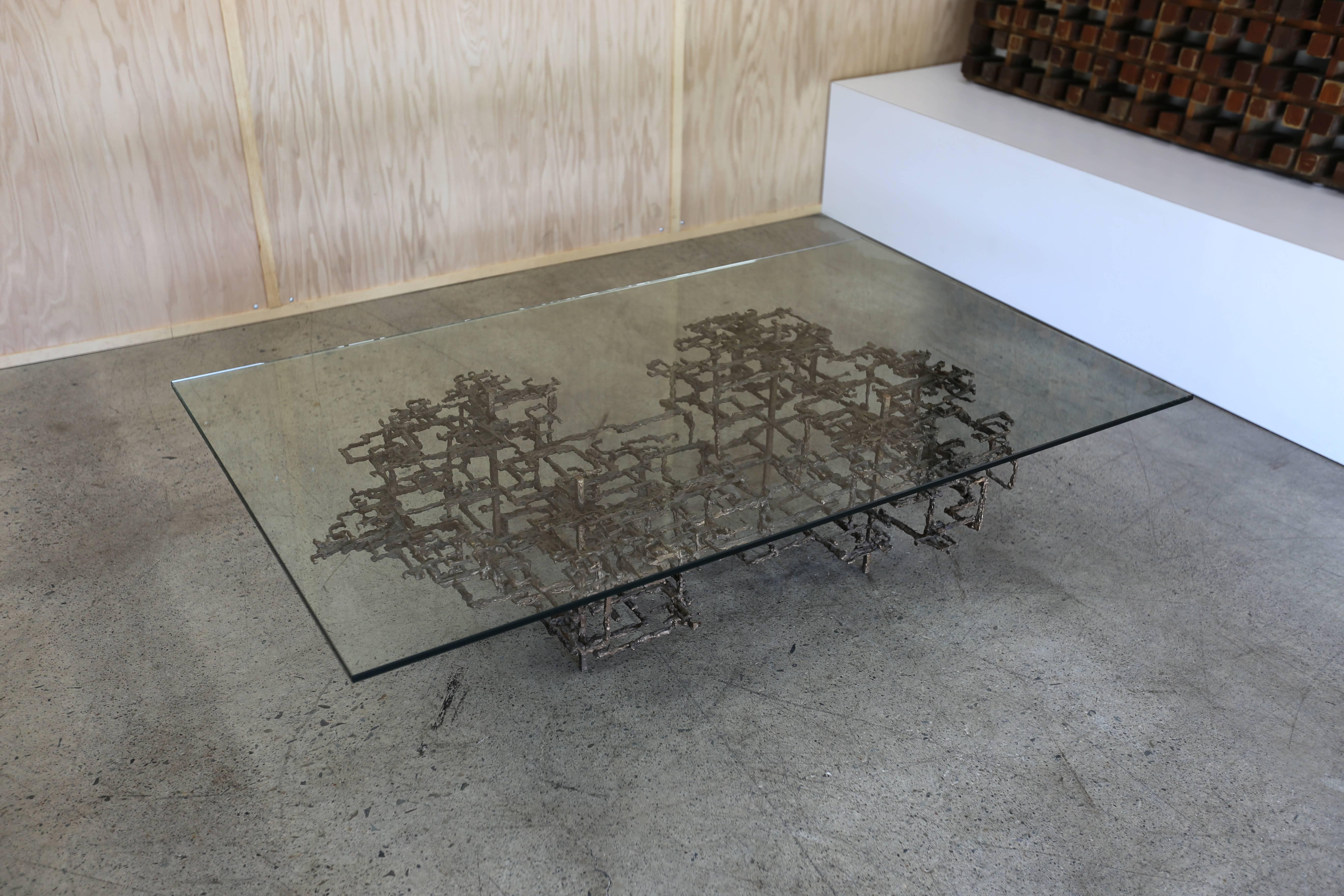 Bronze Sculptural Coffee Table by Daniel Gluck = MOVING SALE!!!!!!